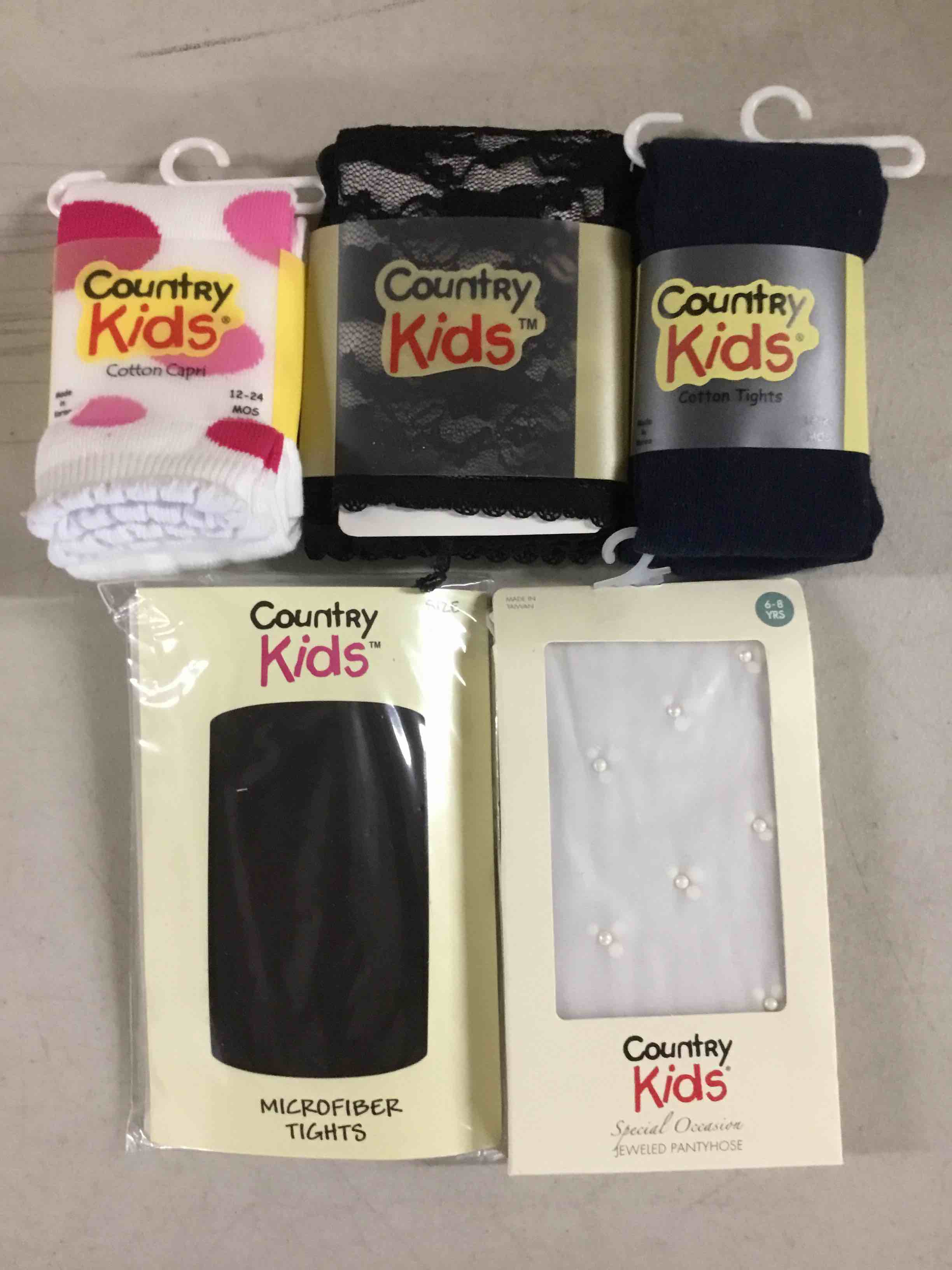 Country Kids, Girls, Tights, Style, Size and Color may vary 