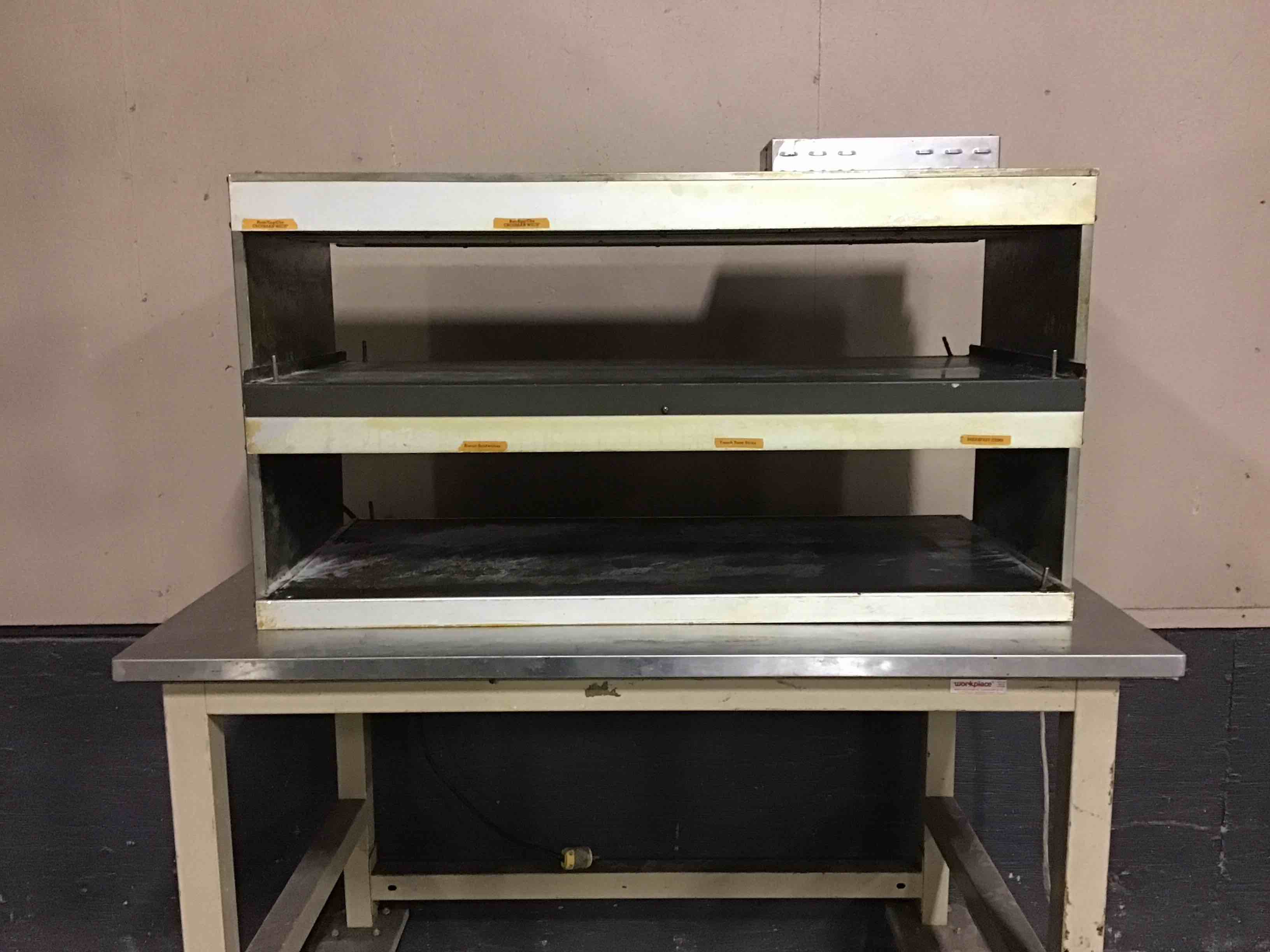 41 INCH 2-TIER PASS THRU FOOD WARMER 