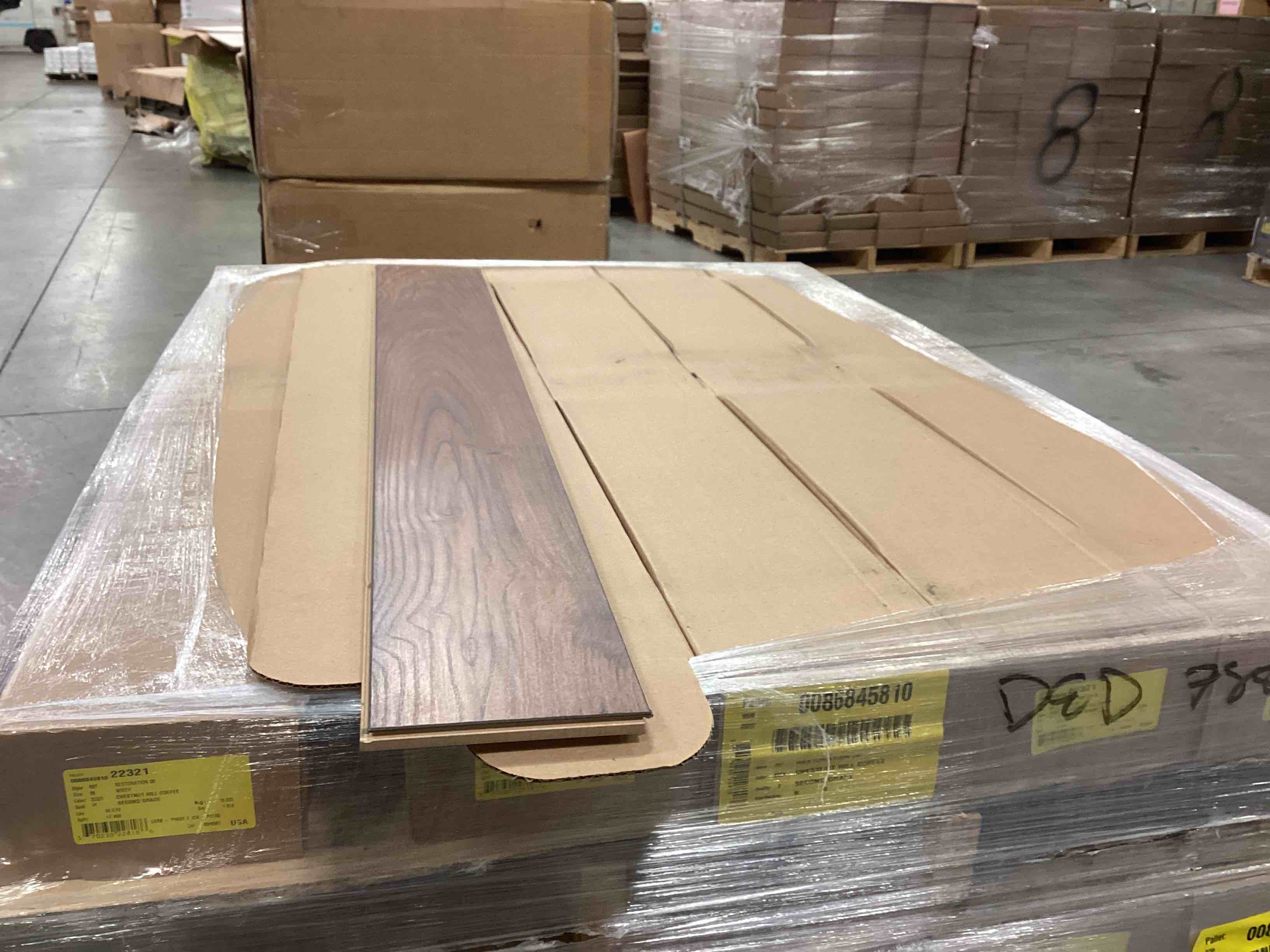 five boxes of restoration Chestnut Hill, coffee engineered hardwood flooring, 87 ft.² your b.i.d. per square foot