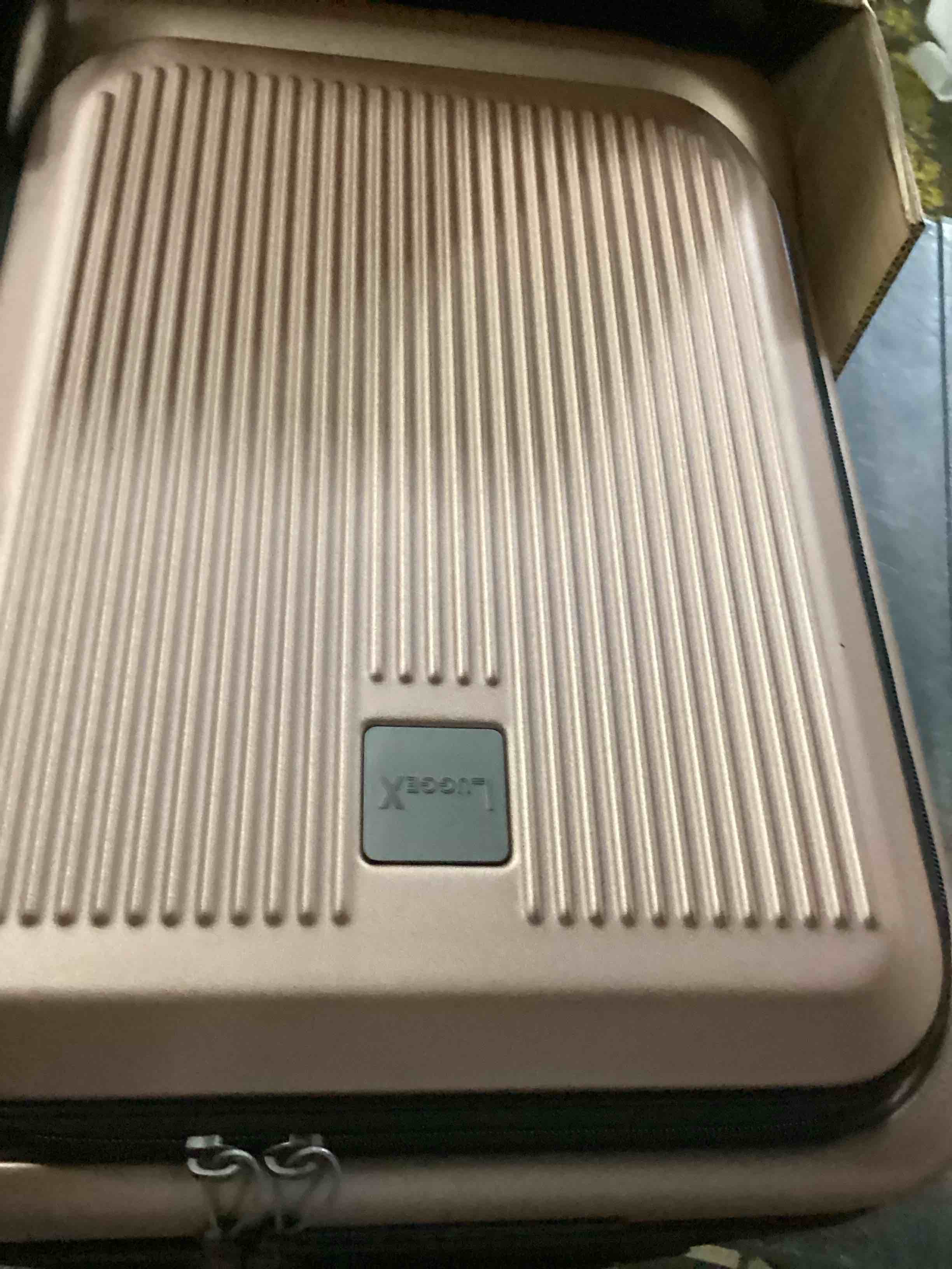 LUGGEX Carry on Luggage 22x14x9 Airline Approved, PC Hard Shell