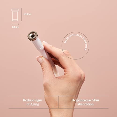 Trophy Skin Large Diamond Tip - Compatible with Any Trophy Skin Microdermabrasion Machine - Professional-Quality Home Spa Kit Accessory to Exfoliate and Rejuvenate Larger Body Parts with Real Diamonds