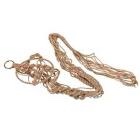 Macrame Hanging Planter, 43.3" Hanger Basket Braided Plant Net, Khaki