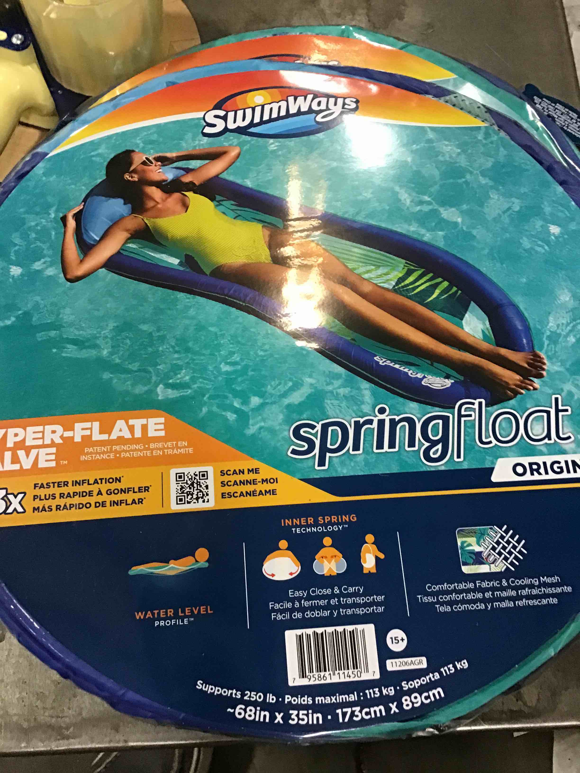 Swimways Hyper - Flate valve Spring Float / Set 2 