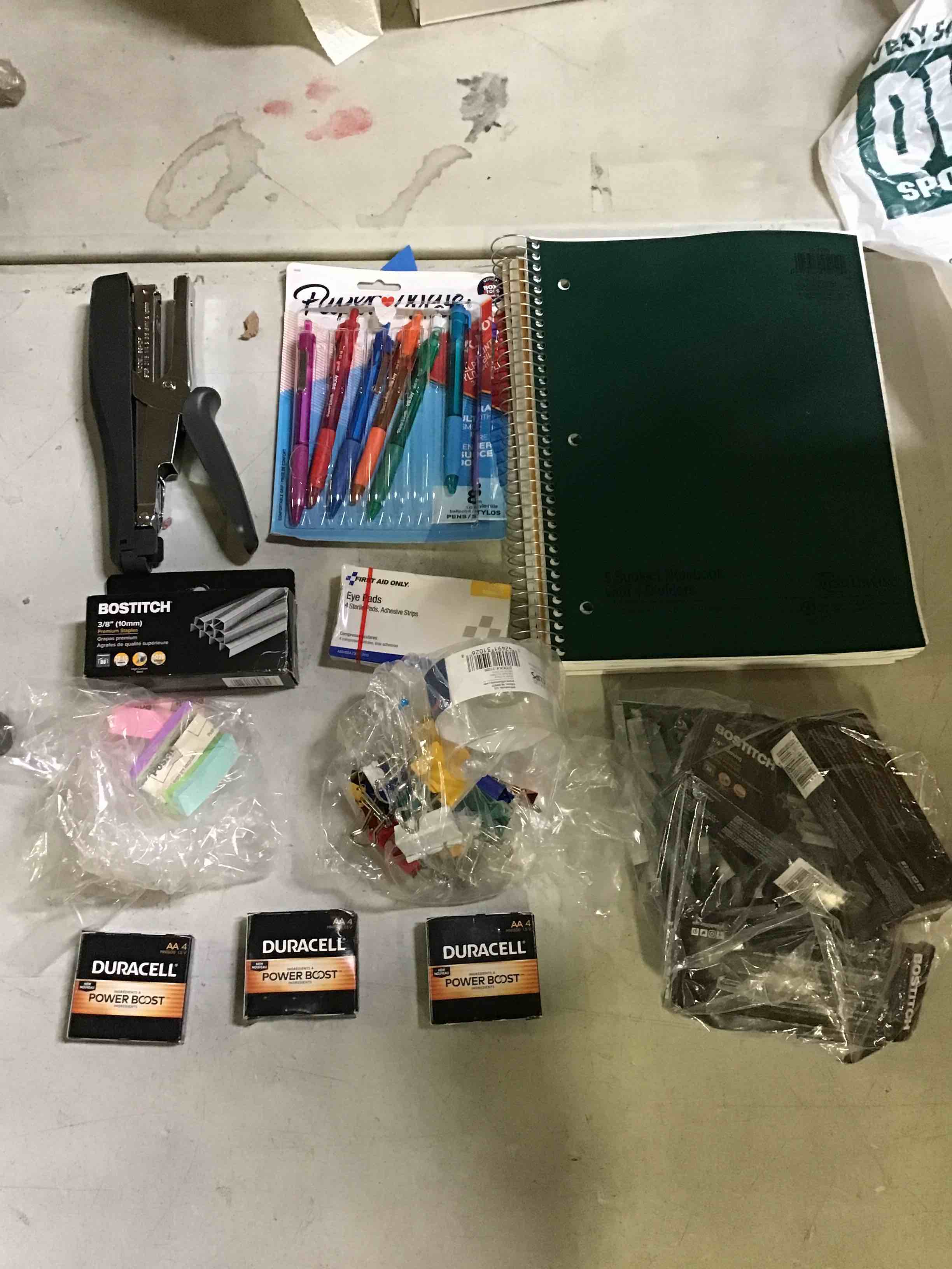 Assorted Office Supplies