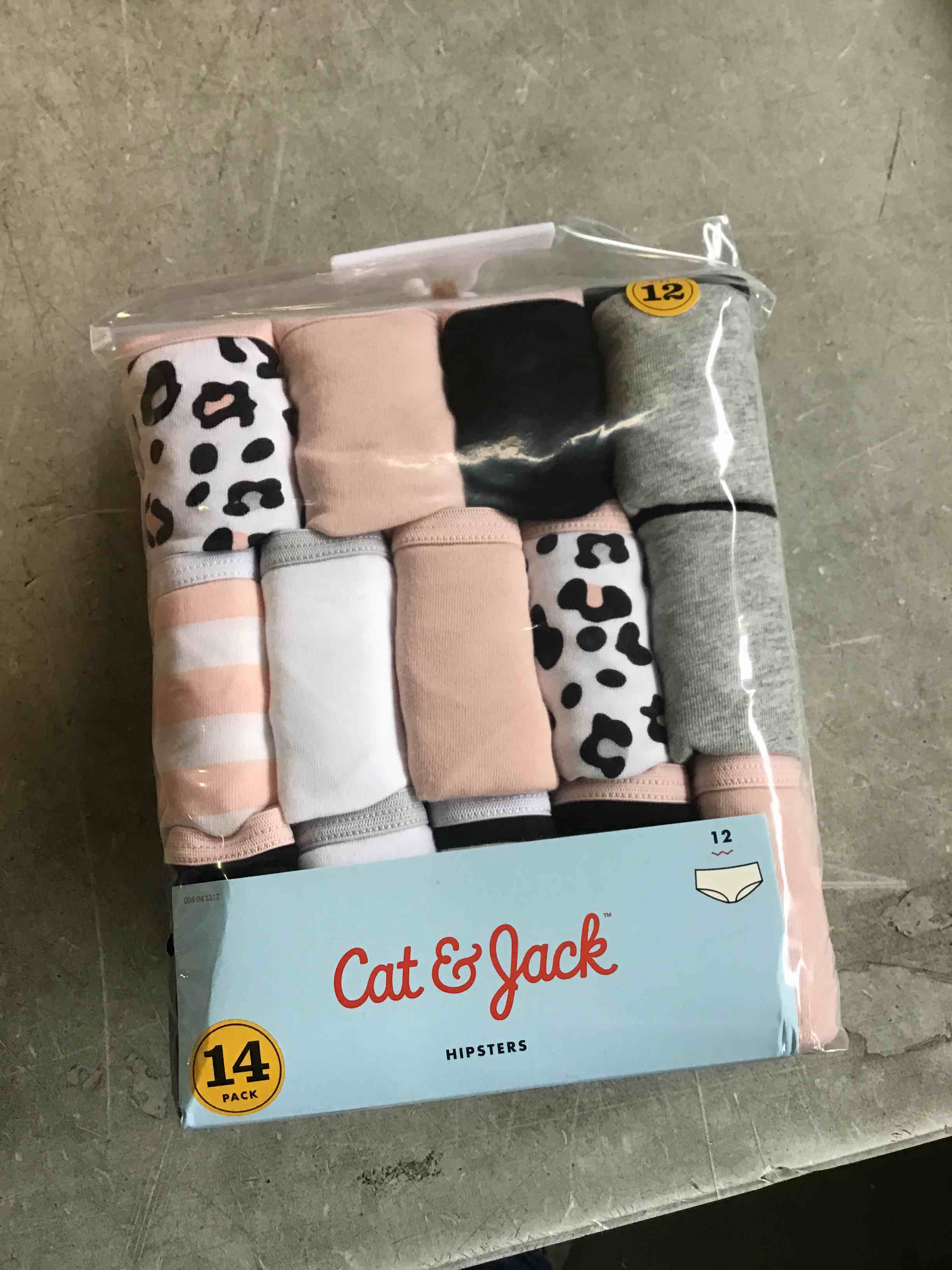 Girl s Assorted & Prints 14 Pack Cotton Hipster Panties - 12