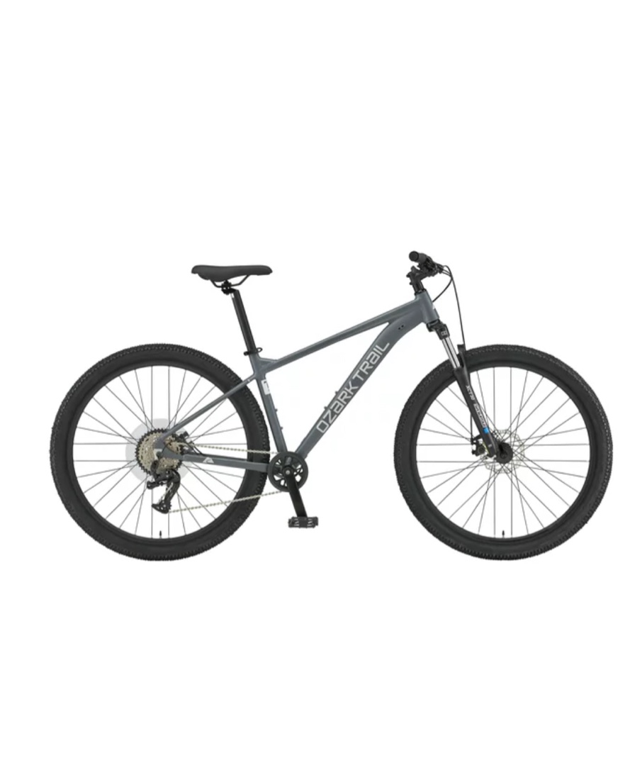 Ozark Trail Ozark Trail 29" Ridge Mountain Bike, Medium Frame, Gray, Adult, Unisex