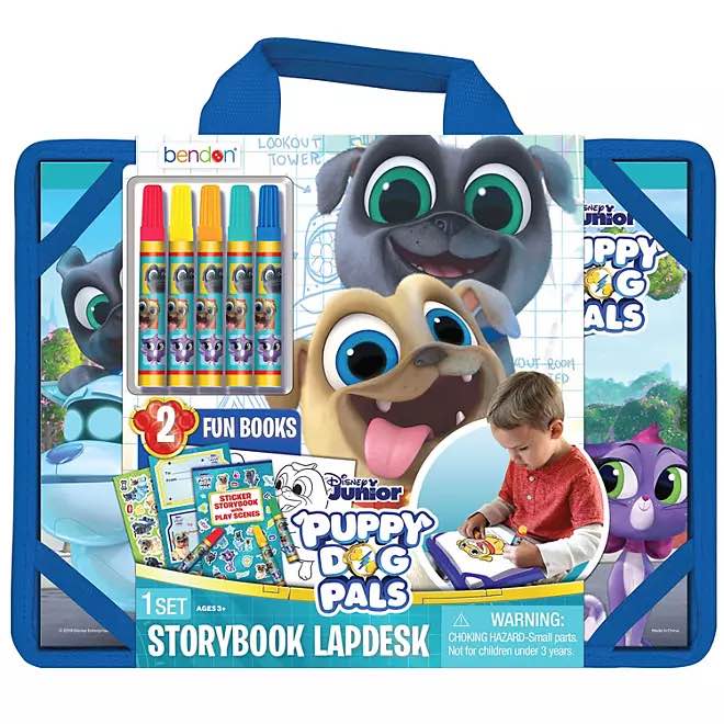 Disney Jr Puppy Dog Pals Storybook Lapdesk