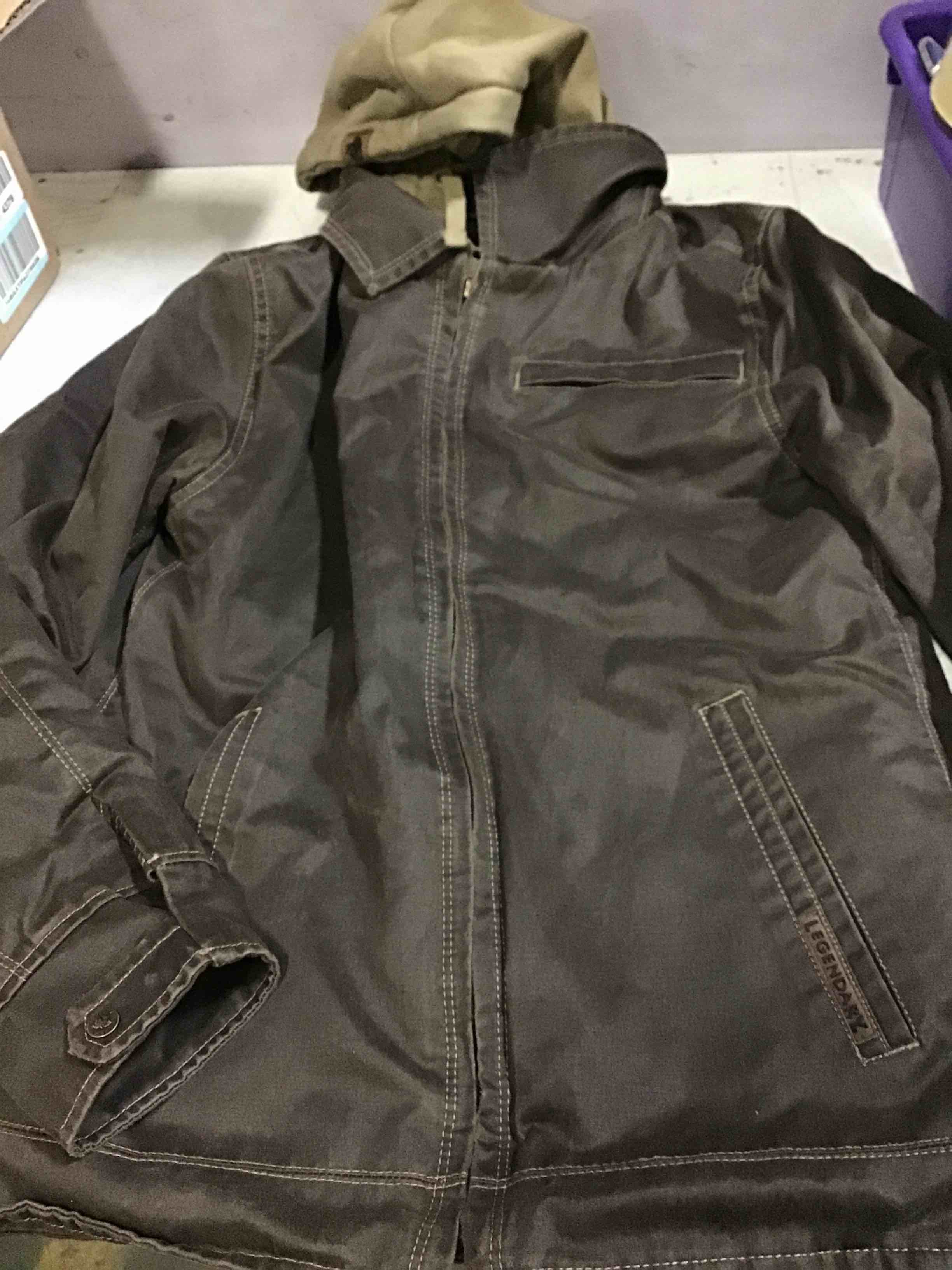 Legendary Whitetails Men's Rugged Full Zip Dakota Jacket Tobacco Small