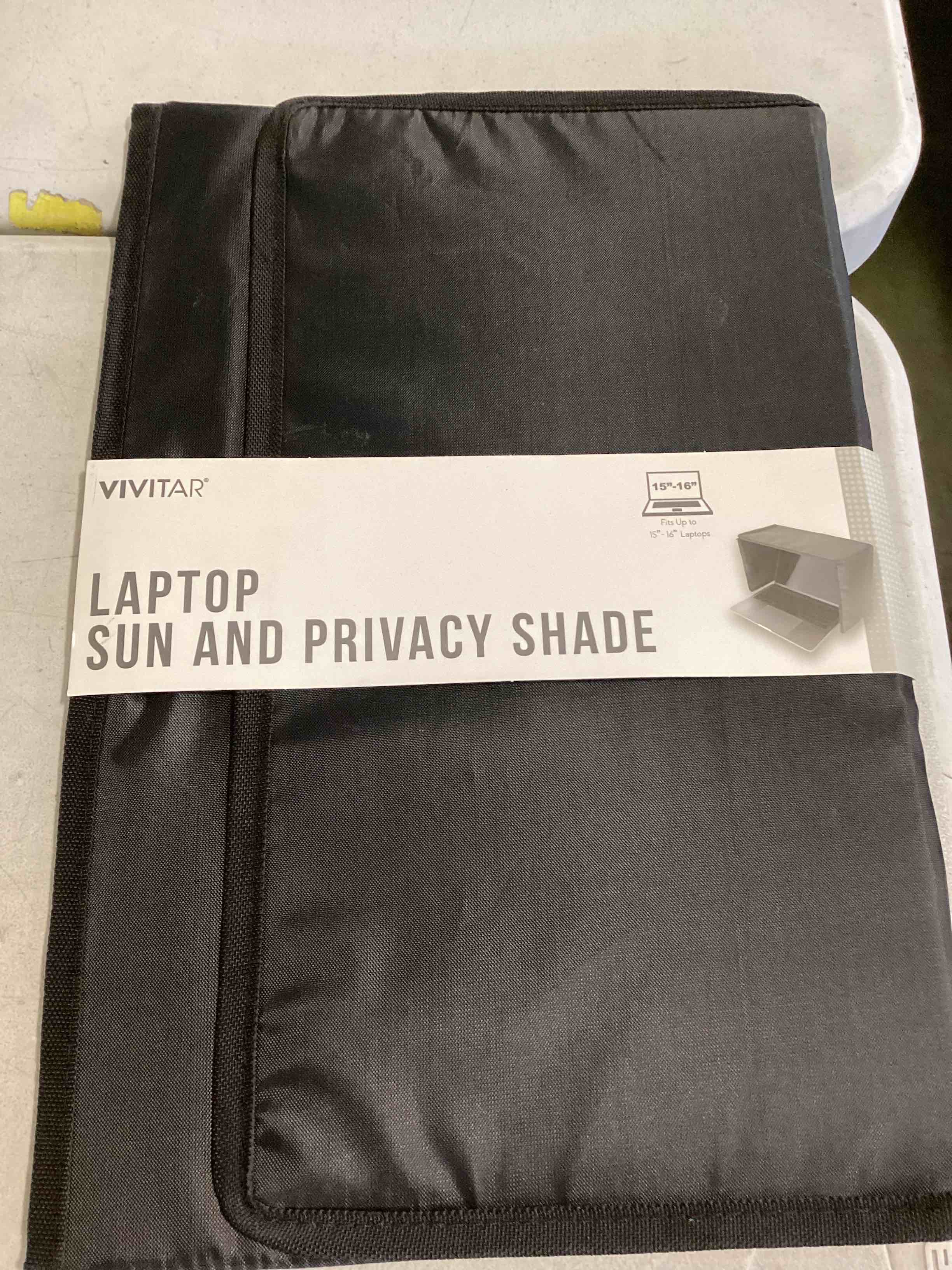 Vivitar Laptop Sun & Privacy Shade Fits Up to 15”-16” Laptops