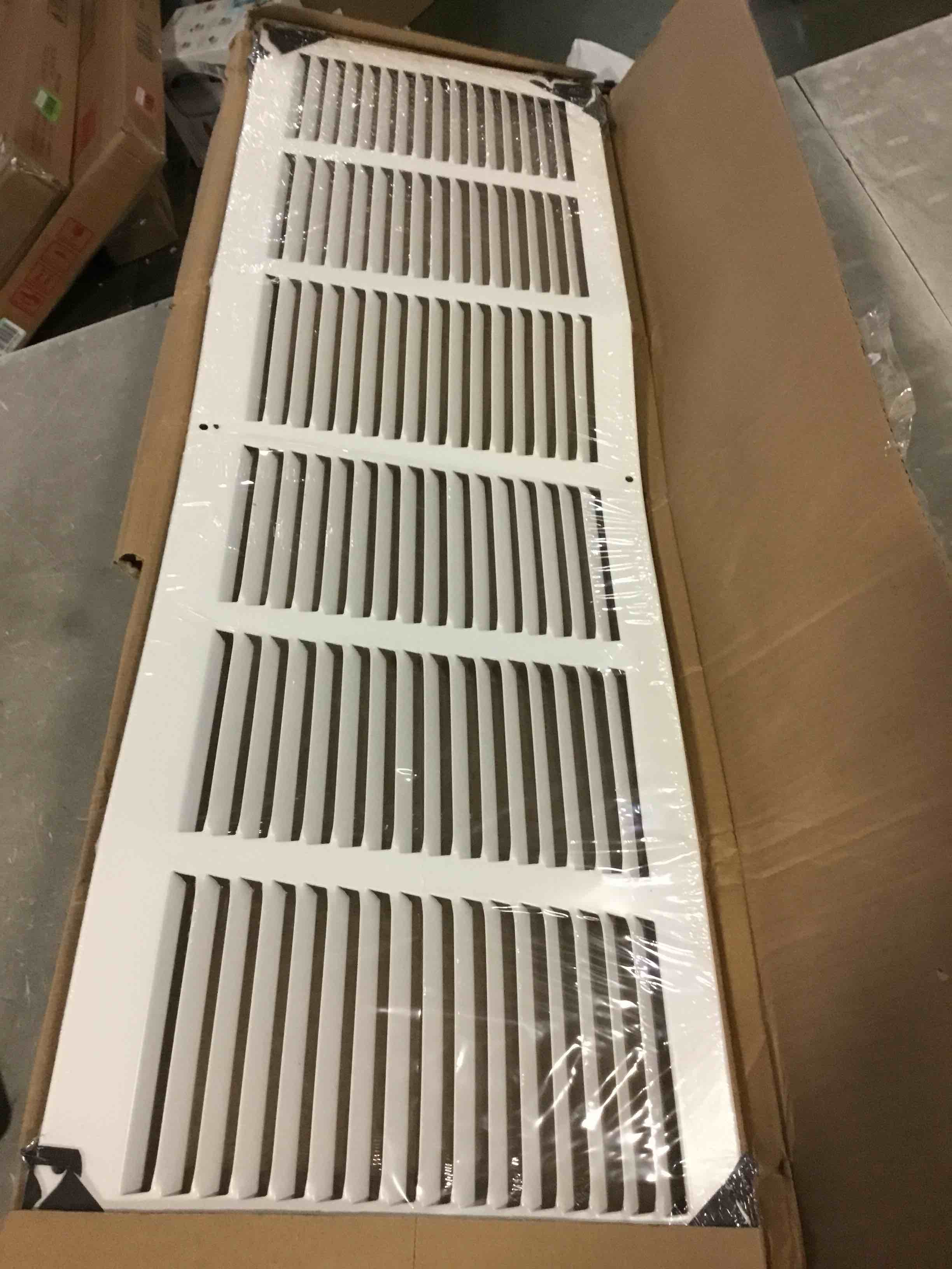 Handua Steel Return Air Grille 30X 8 White 