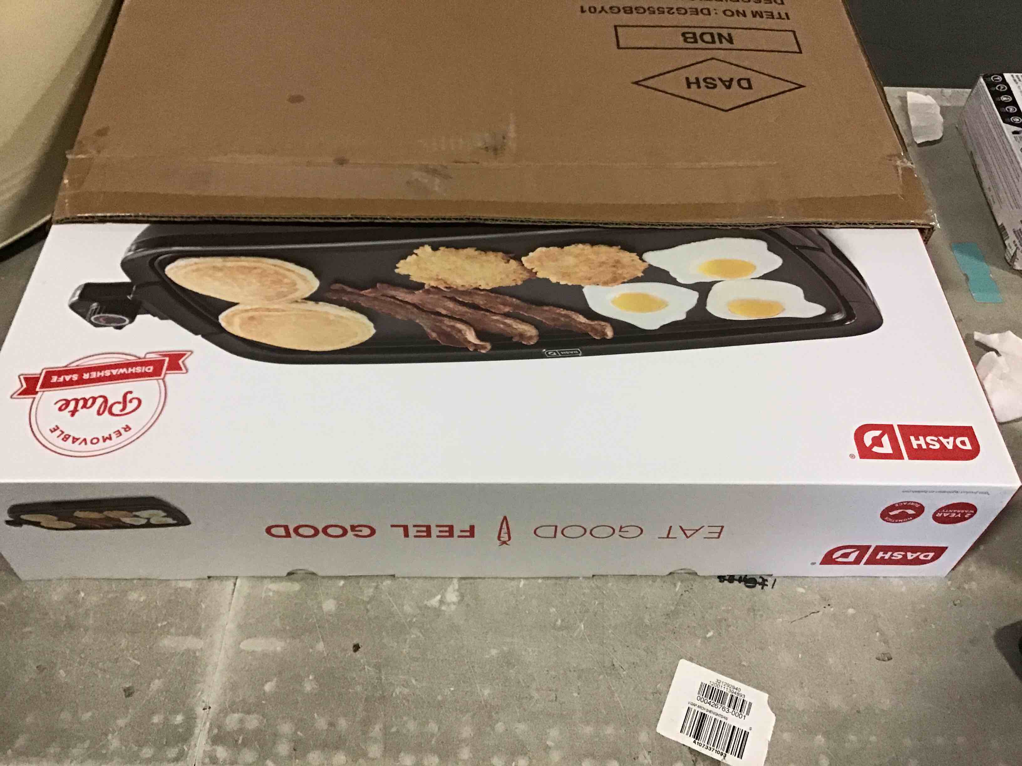 DASH Deluxe Everyday Electric Griddle with Dishwasher Safe Removable