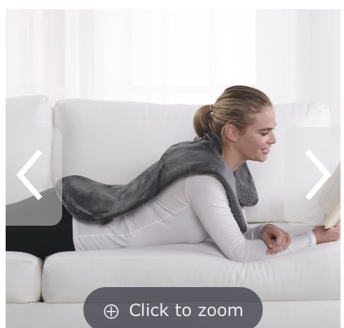 The Massaging Heated Neck and Shoulder Wrap