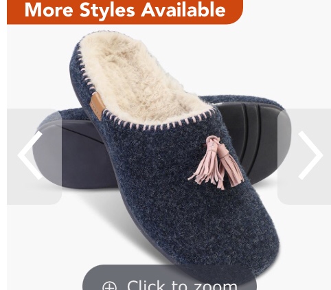 The Back Pain Relieving Slippers (Women's) Size 8