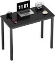 Need Small Computer Desk 31.5 inches Sturdy Writing Desk for Small Spaces, Small Desk Teens Desk Study Table Laptop Desk,Black AC3-8040-CB