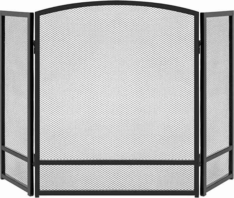 open hearth fireplace screen 