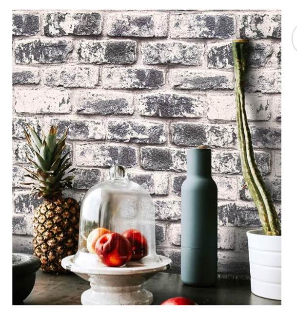 Brick Wallpaper Grain Self Adhesive 24 in x 78 in