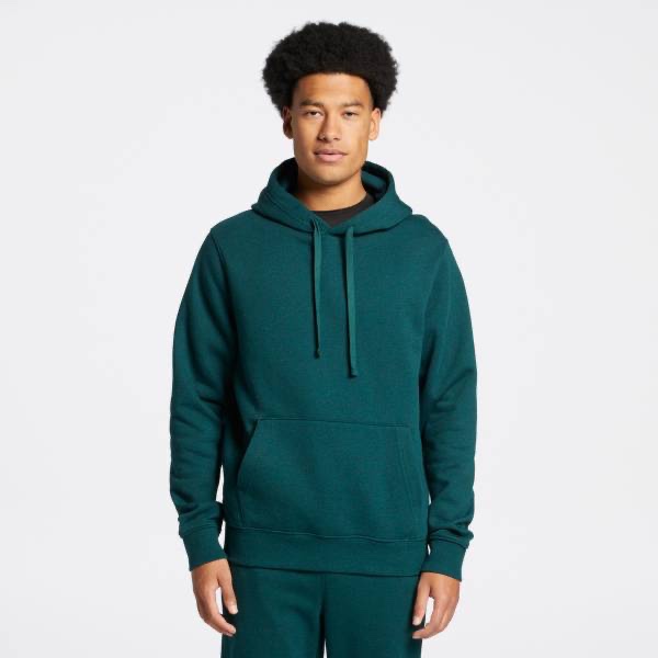 VRST Men's Classic Fleece Hoodie, Green, S