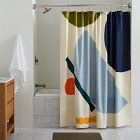 west elm Organic Donna Wilson Balance Shape Shower Curtain