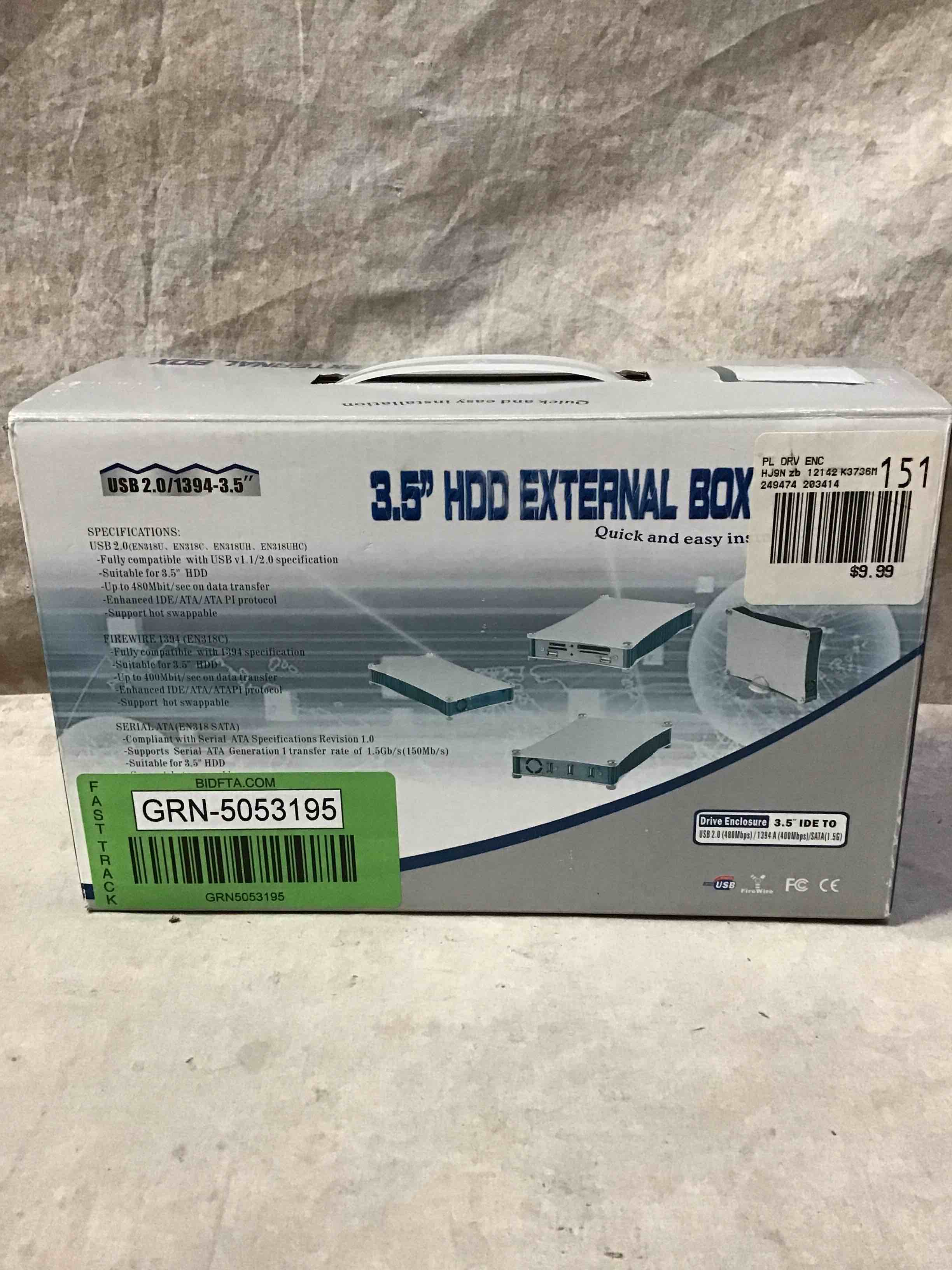 3.5” HDD External Box
