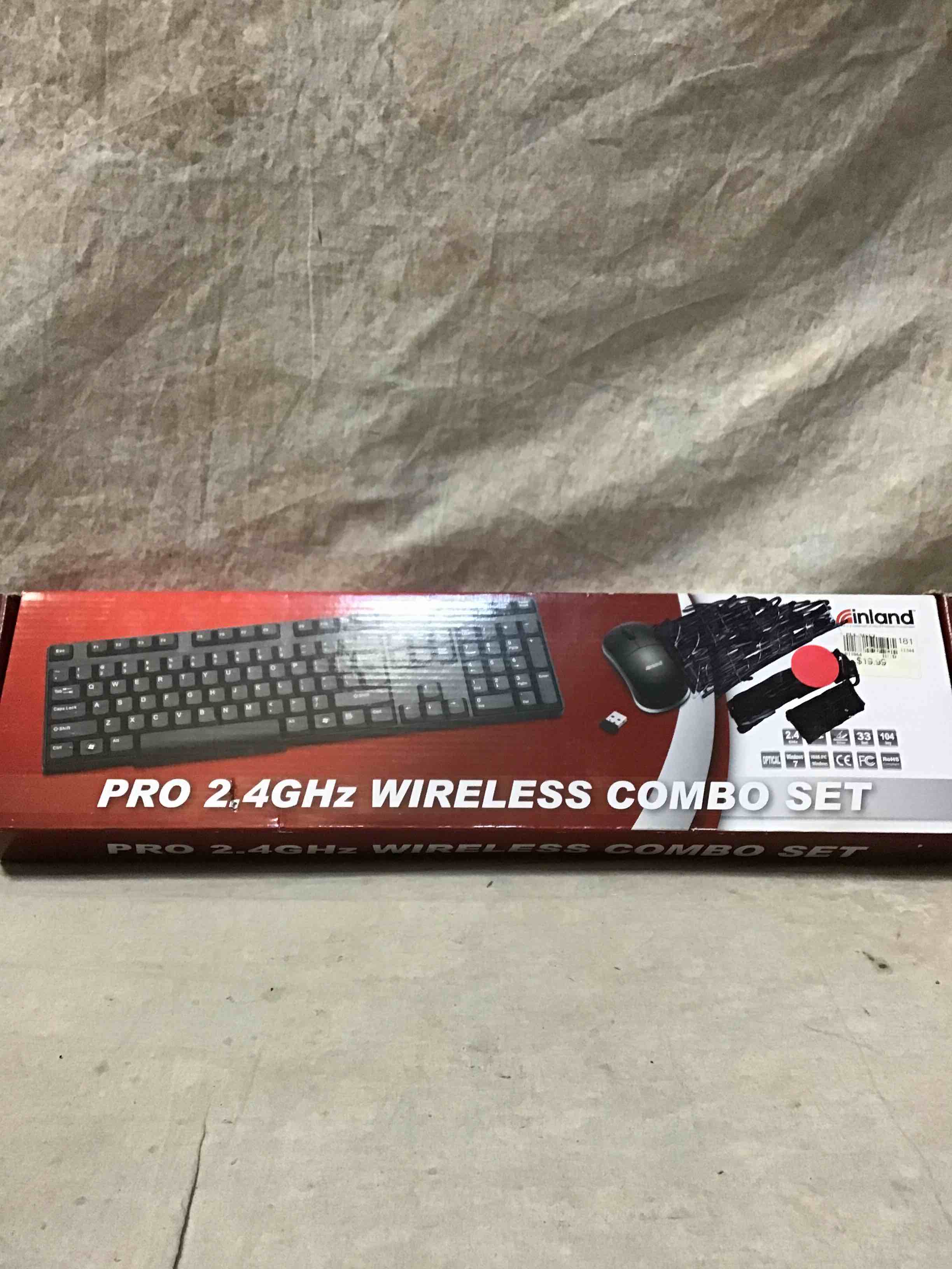 Inland Pro 2.4GHz Wireless Combo