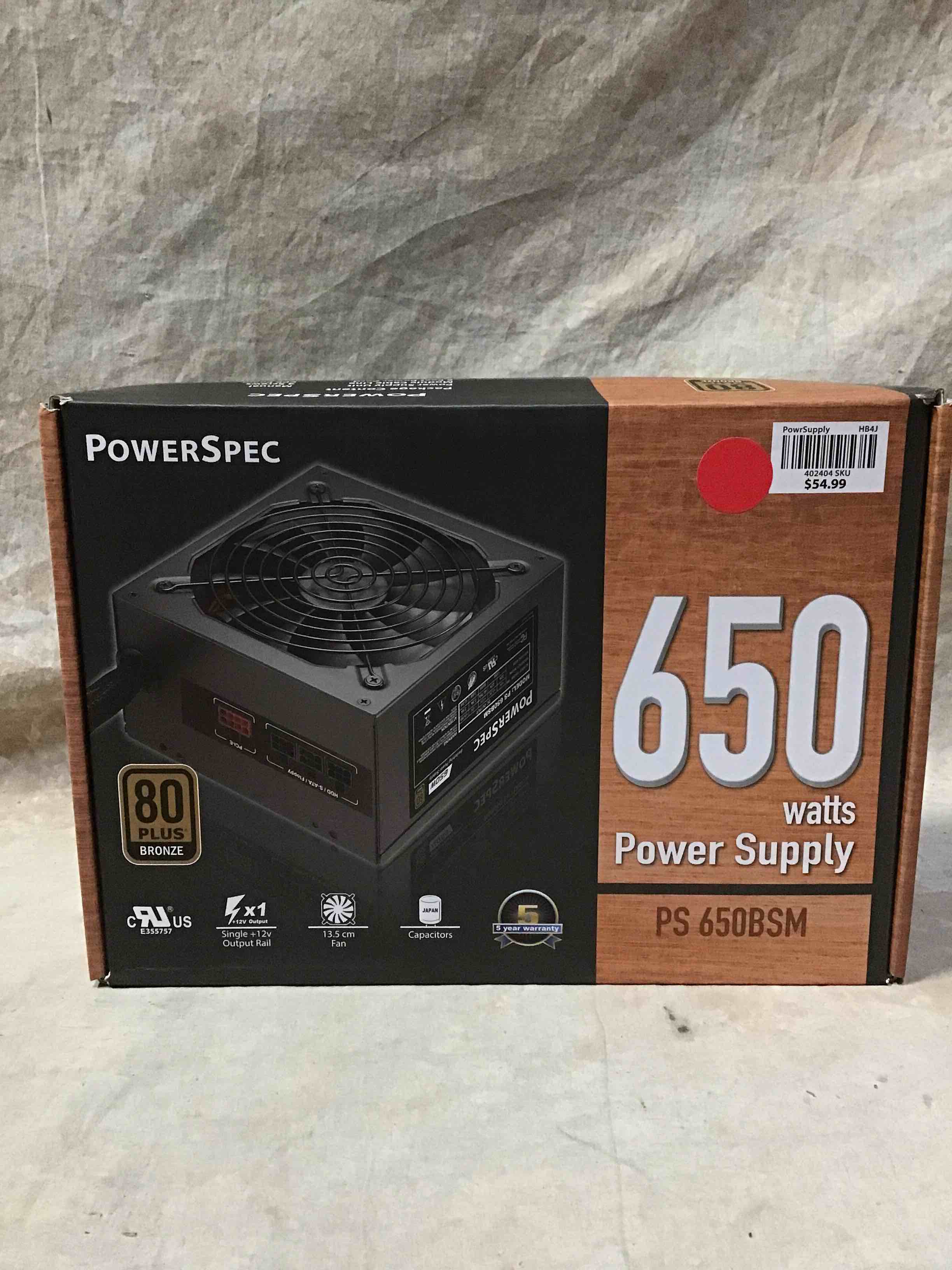 PowerSpec 650W 