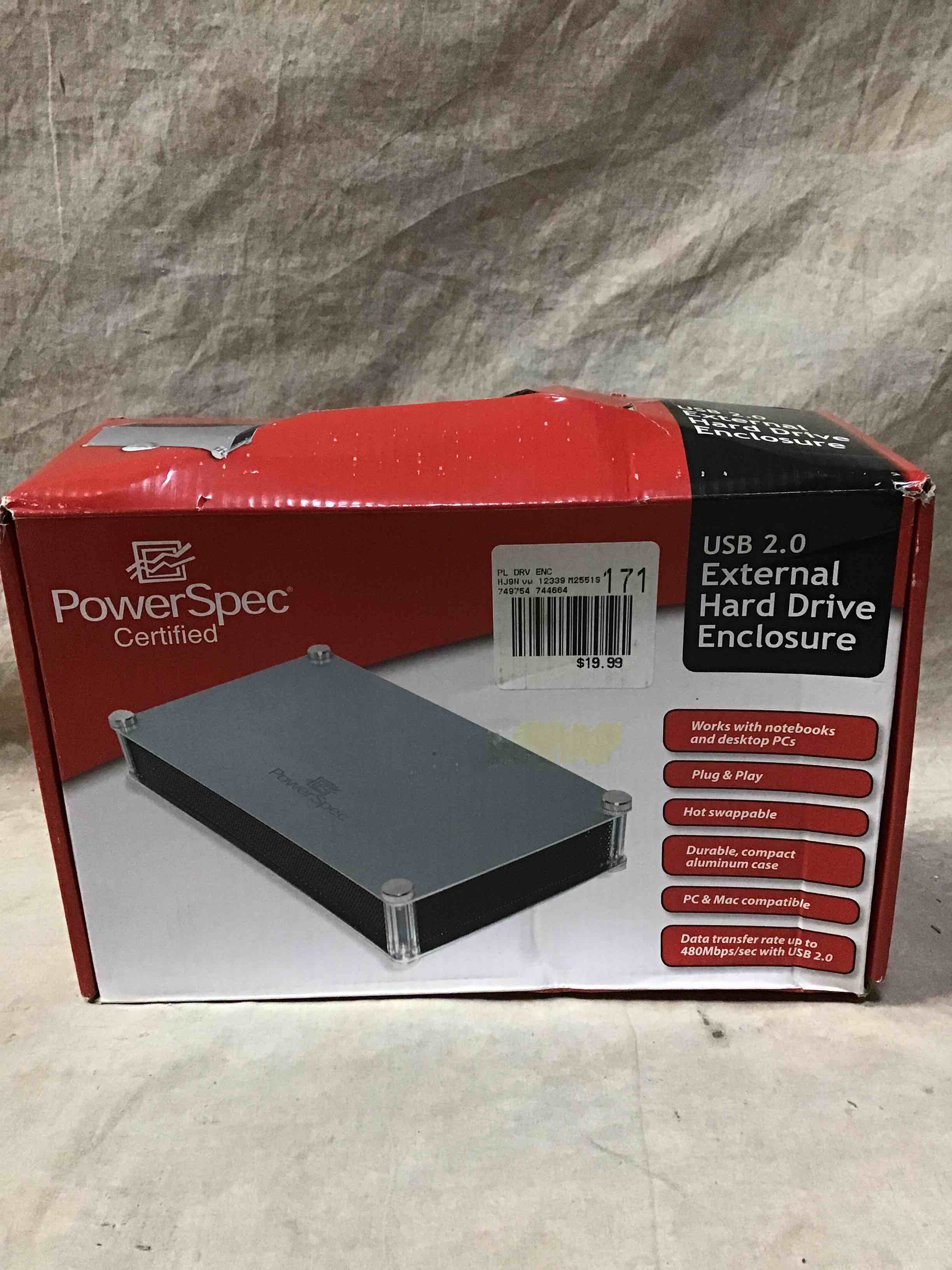 PowerSpec External Hard Drive Enclosure 