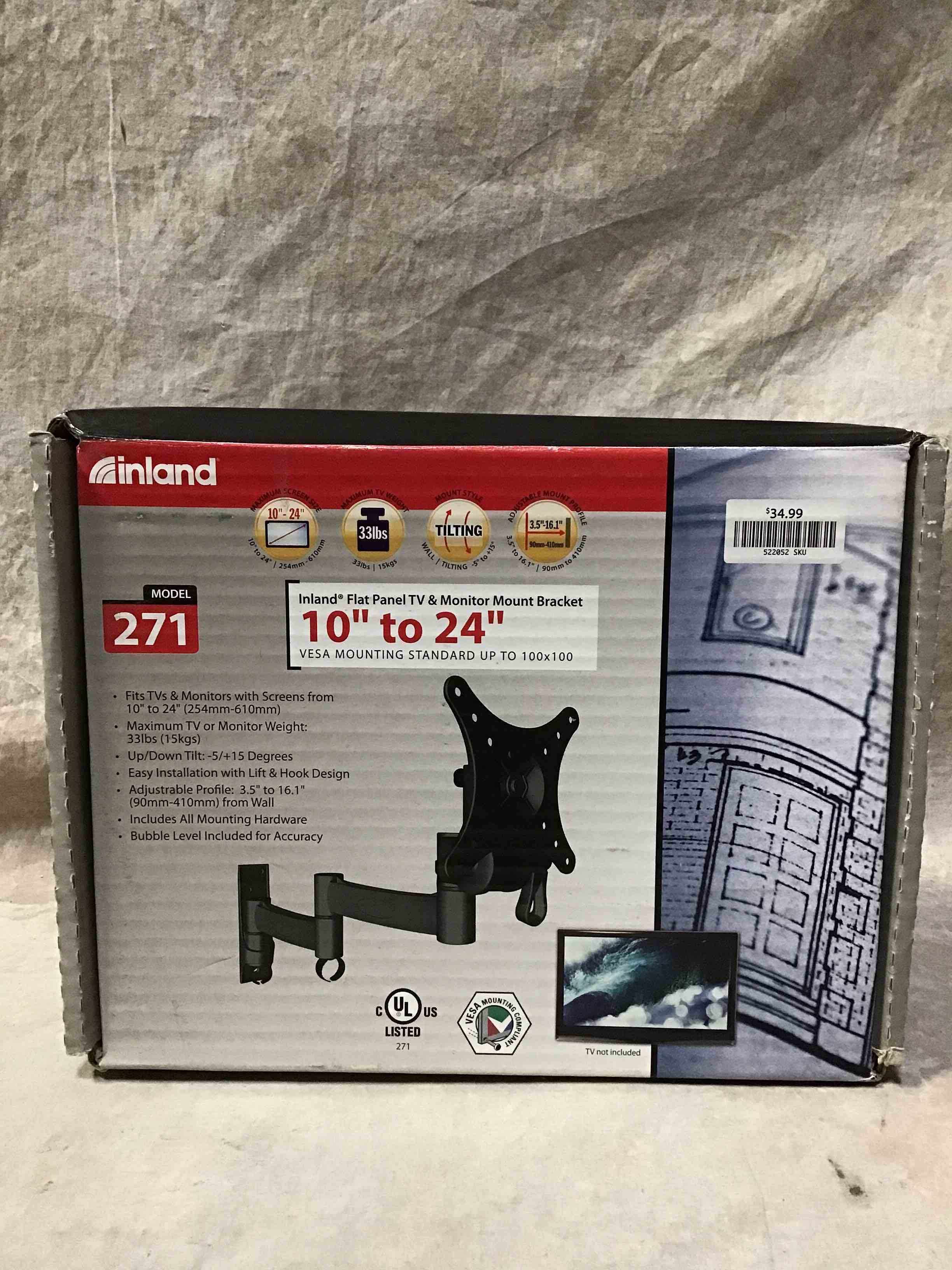 Inland Model 271 10” To 24” Mount 