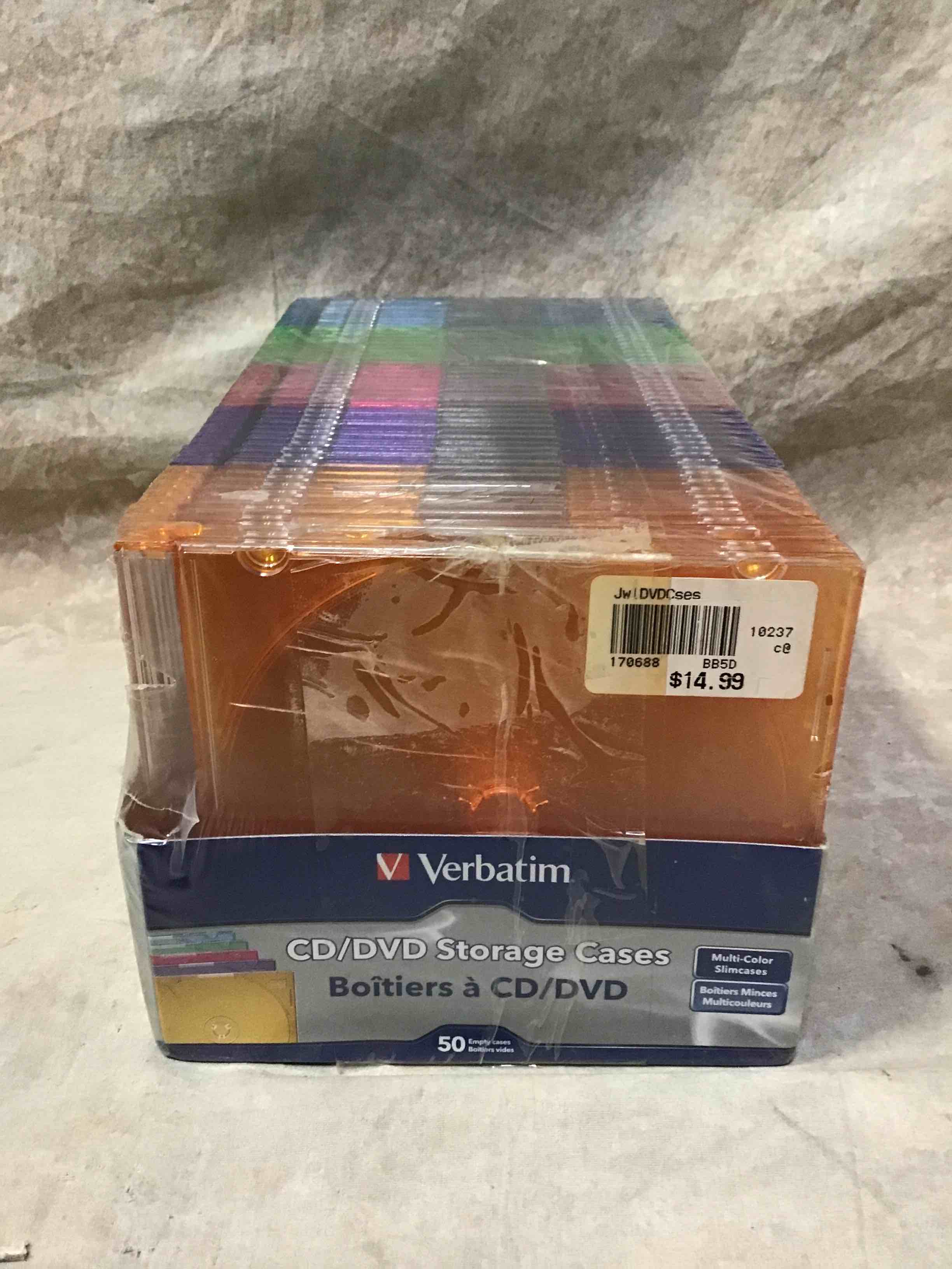 Verbatim CD/DVD Storage Cases 