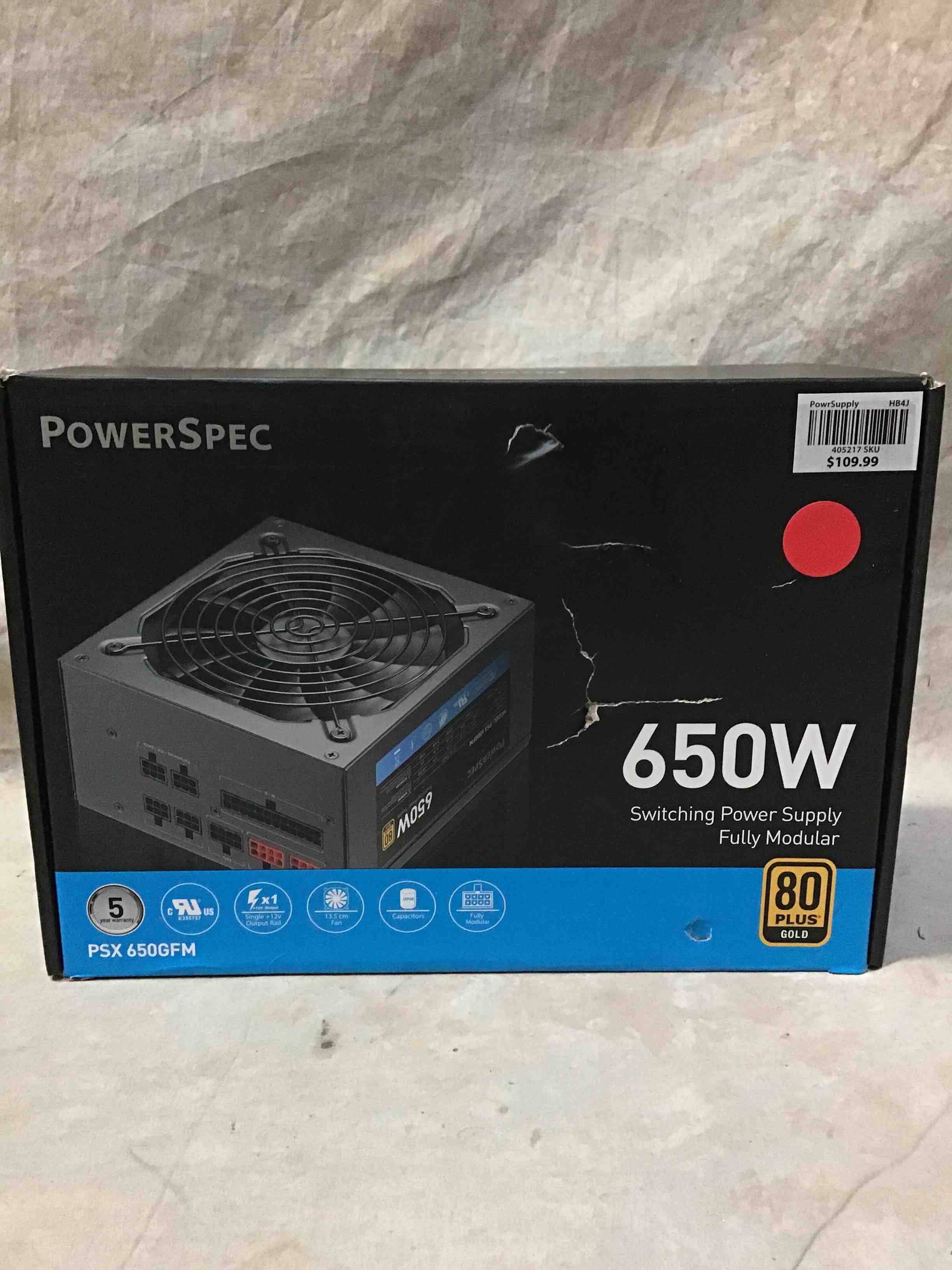 PowerSpec 650W Power Supply 