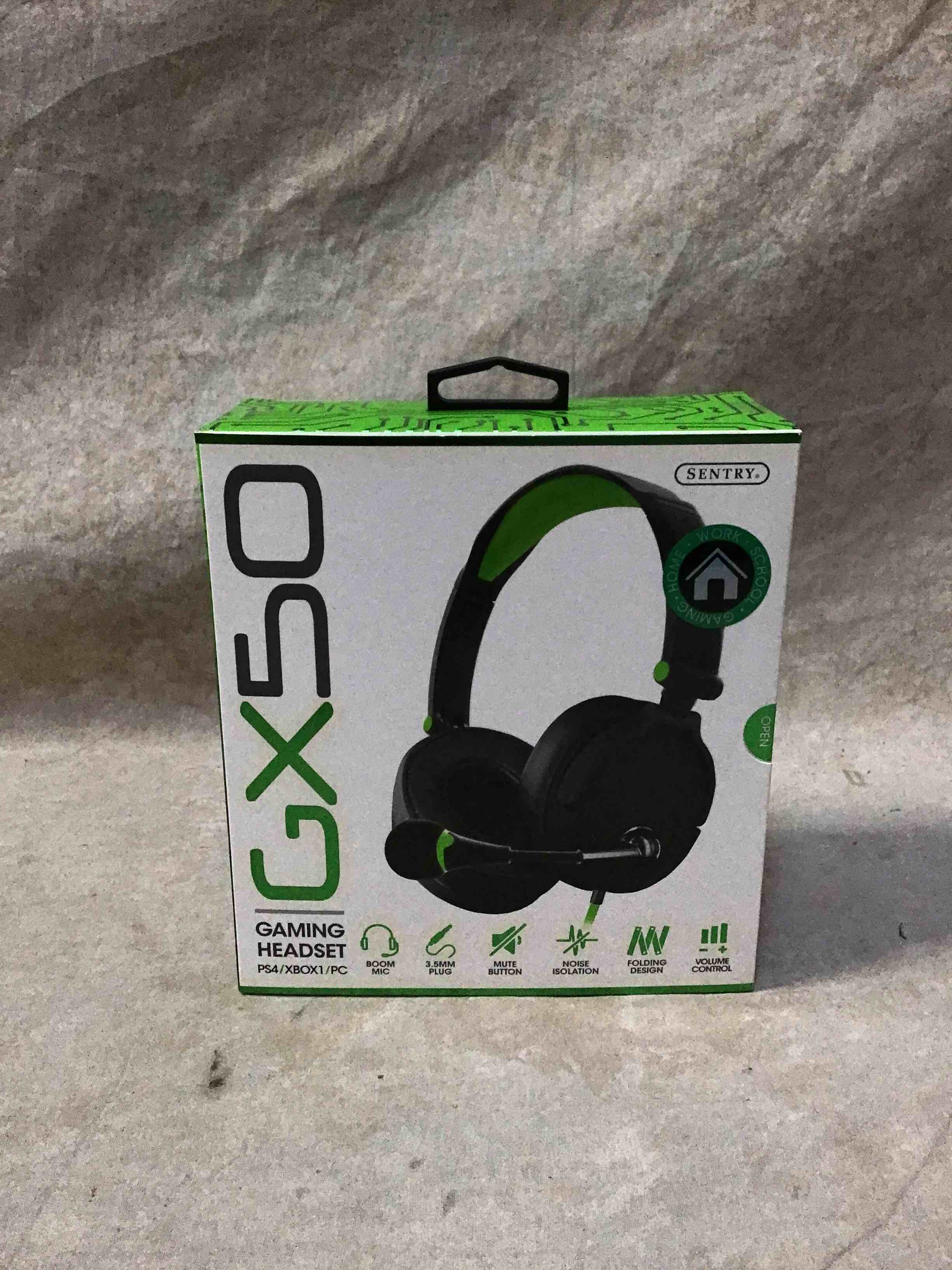 SENTRY Industries GX50 Gaming Headset for PS4 / Xbox/PC - Color May Vary (Red, Green, Blue)