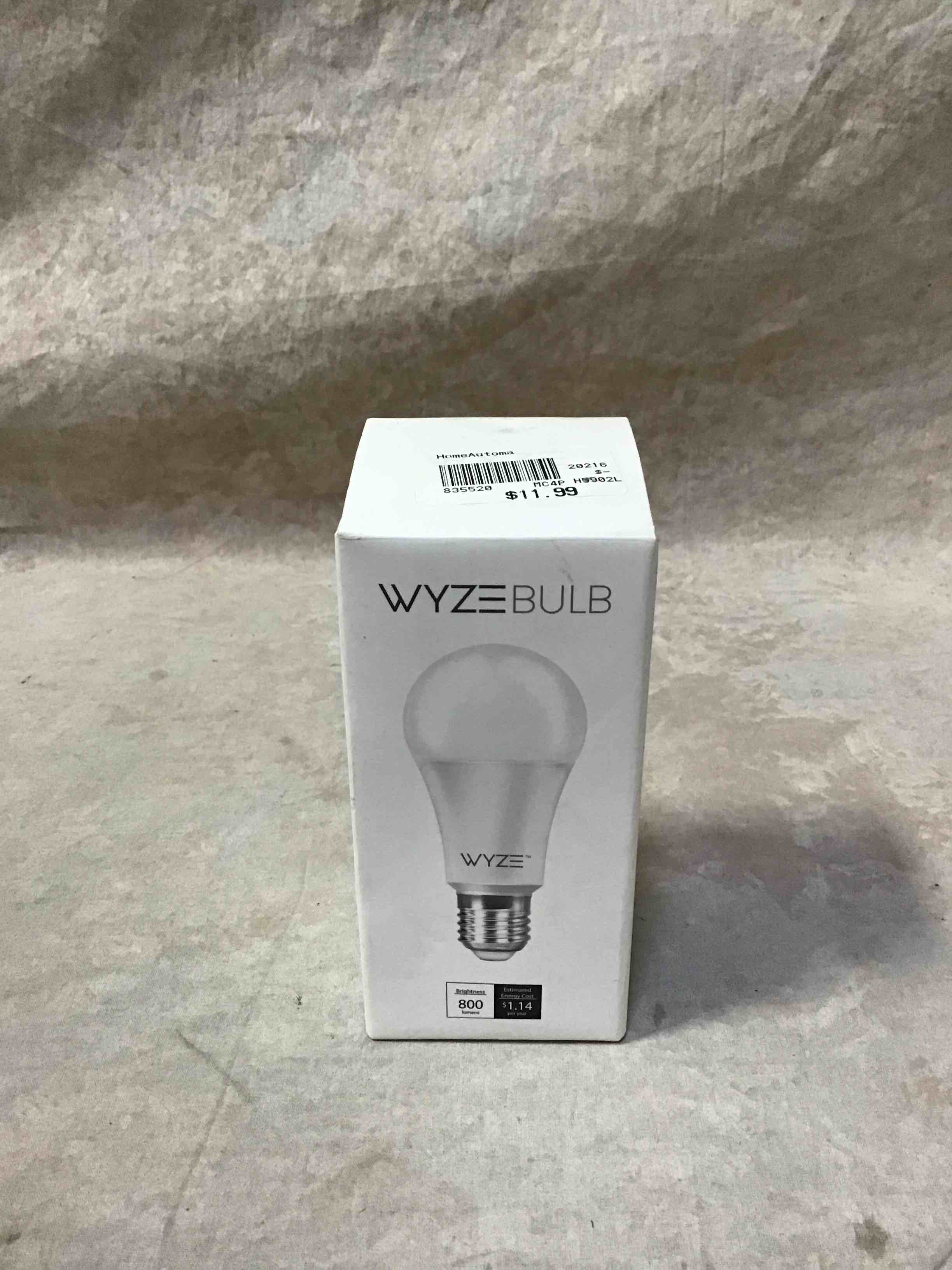 Wyze WLPA19 Smart Bulb, 1 Count (Pack of 1), White