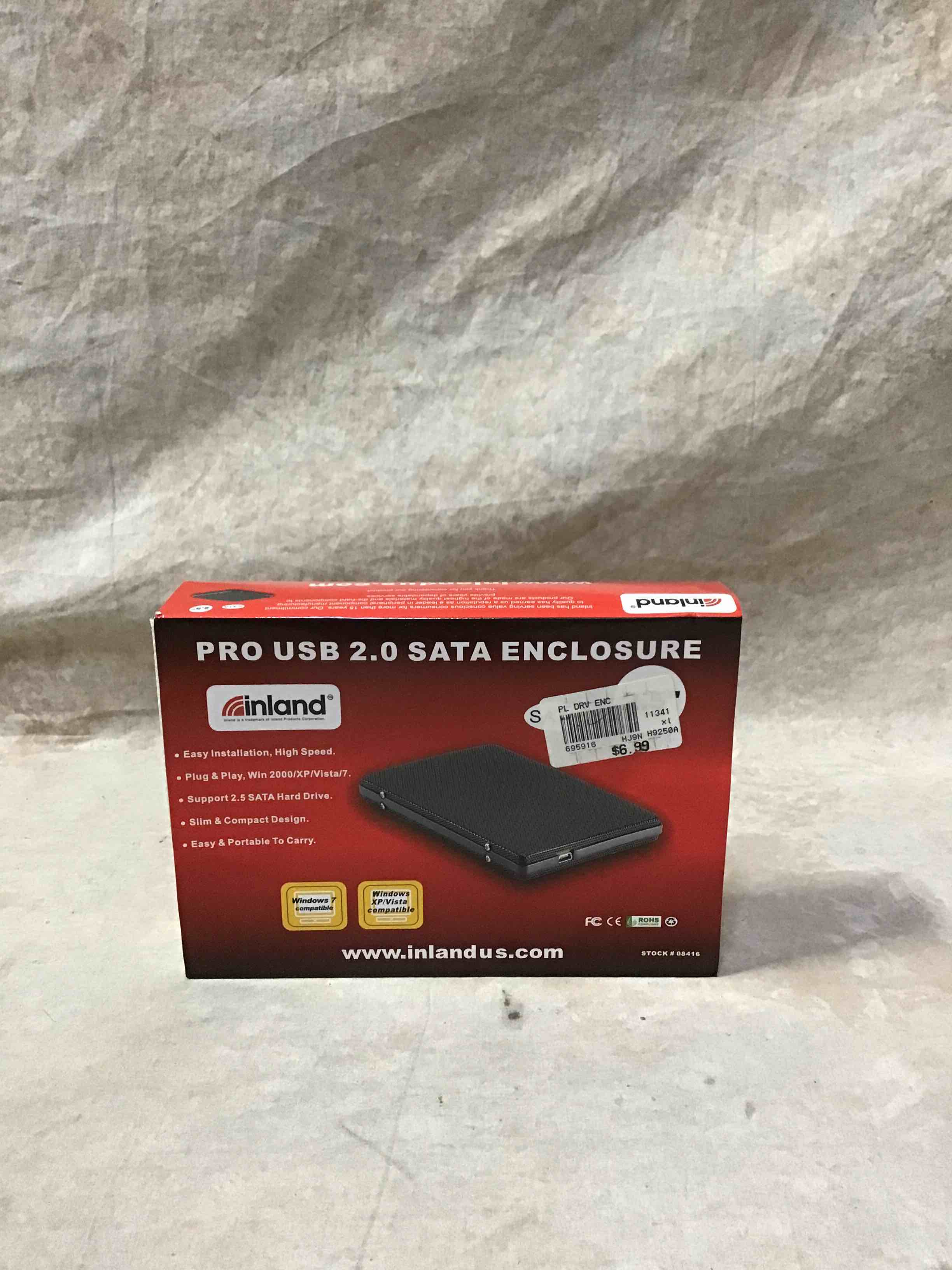 Inland Pro USB 2.0 SATA Enclosure 