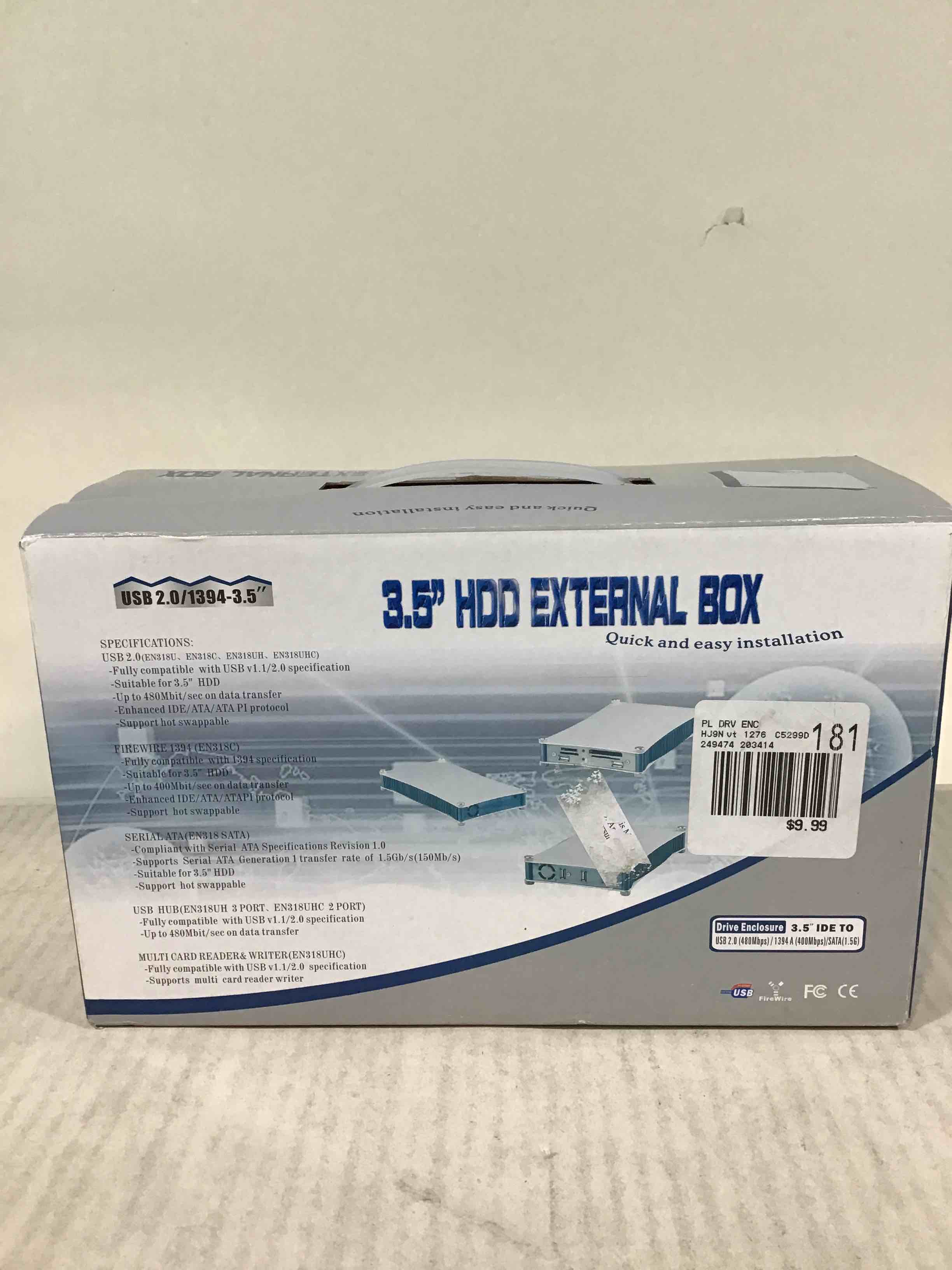 3.5” HDD External Box
