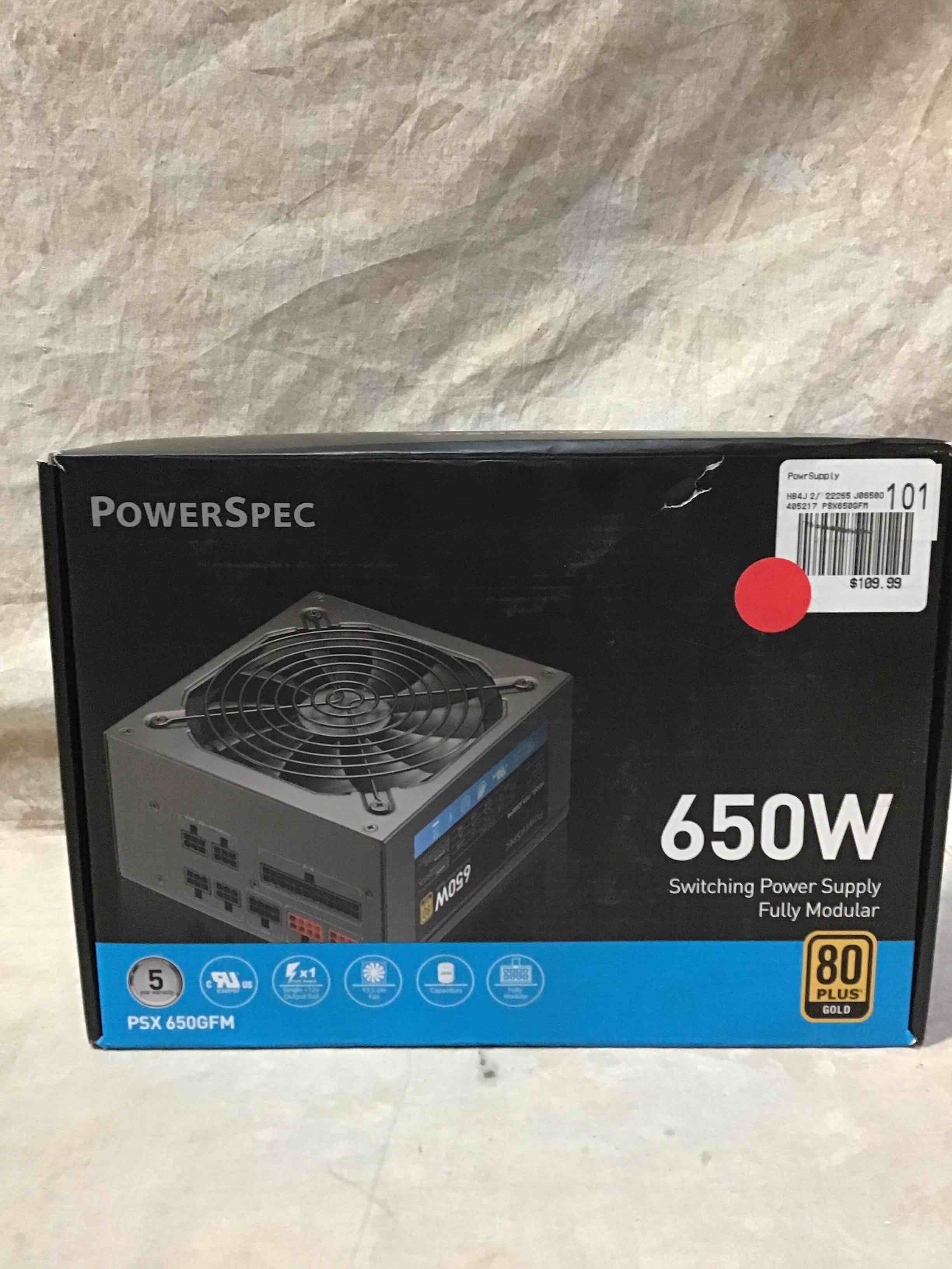 PowerSpec 650W Power Supply