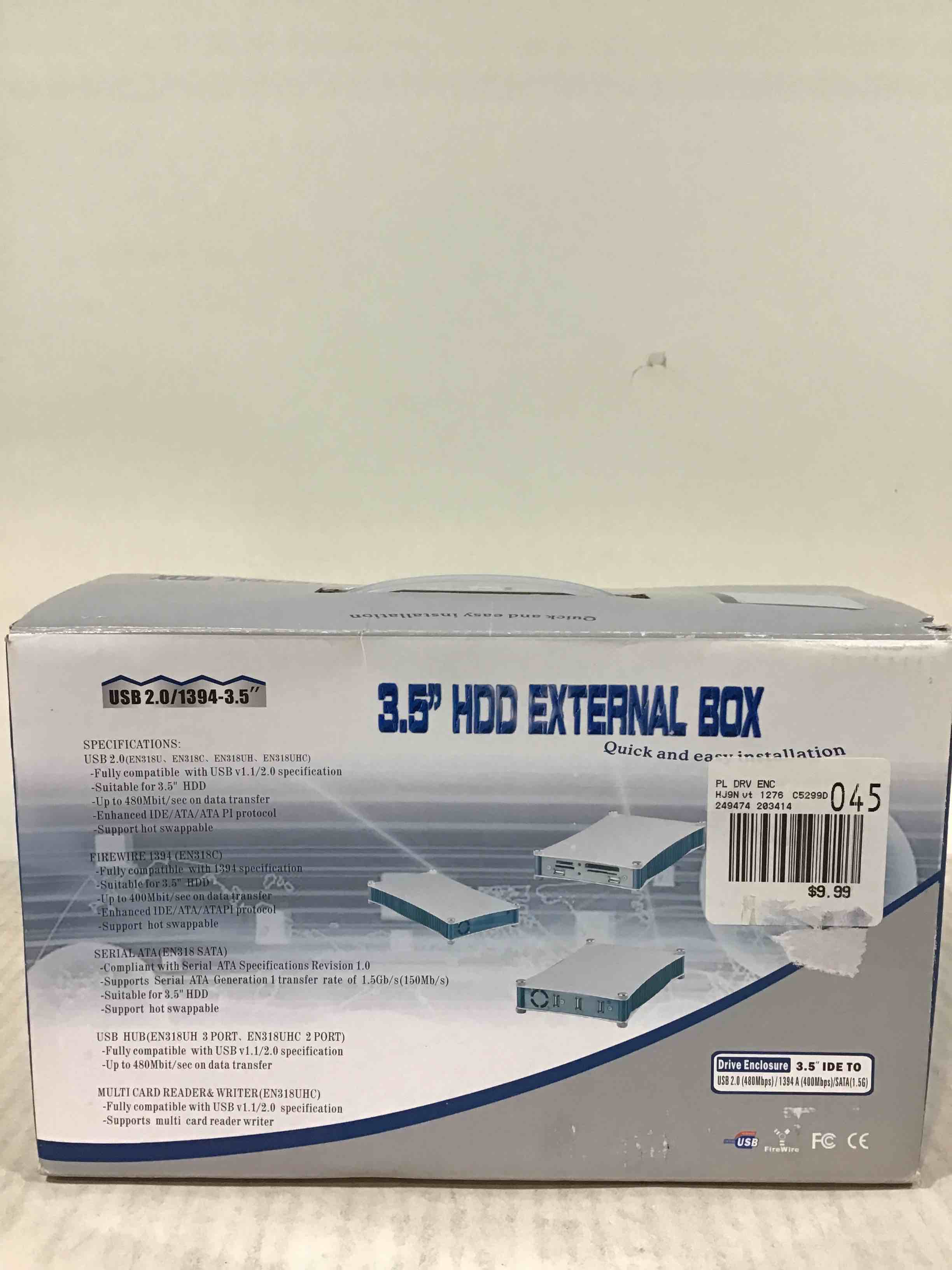 3.5” HDD External Box 