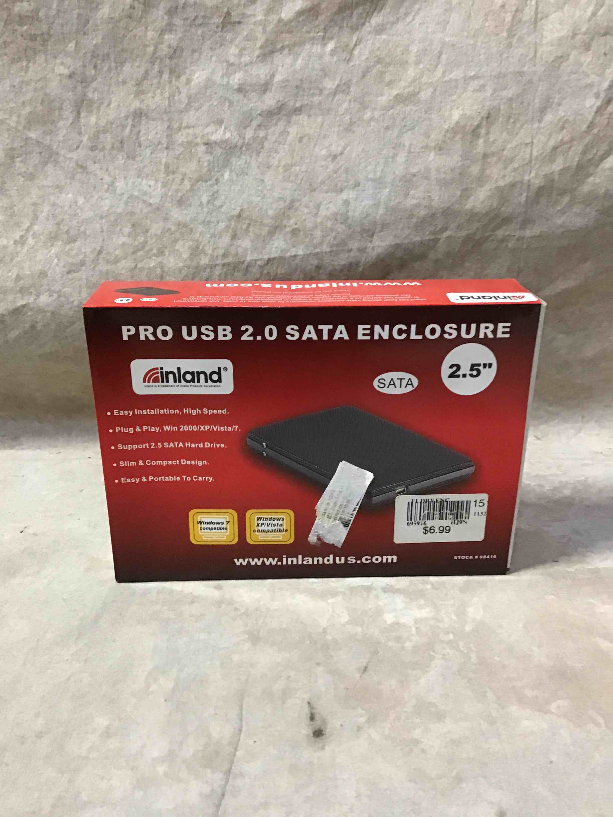 Inland Pro USB 2.0 SATA Enclosure
