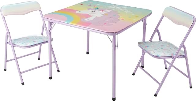 Heritage Kids 5Piece Table & Chair Set, Pink