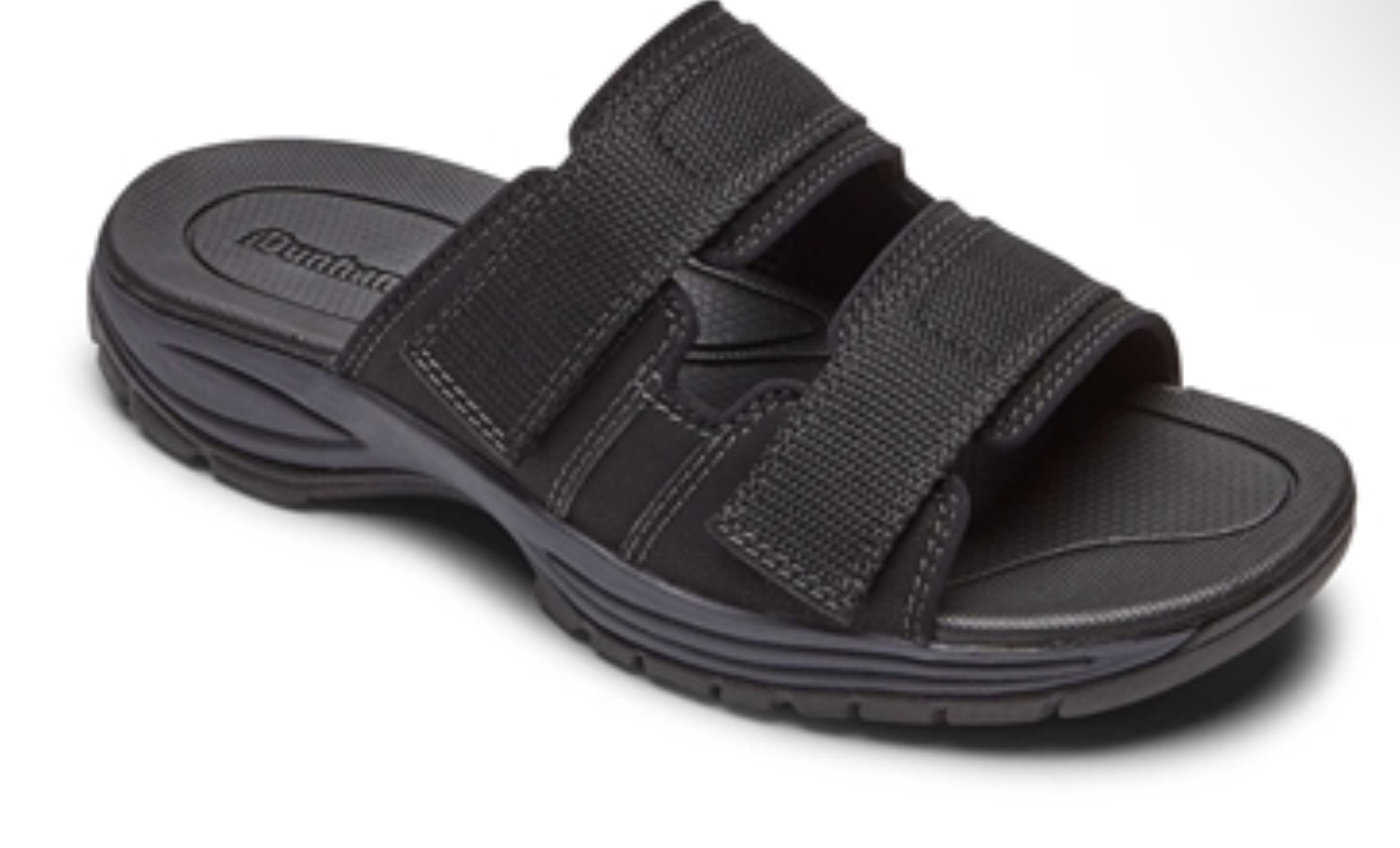 DUNHAM NEWPORT SLIDE WATER FRIENDLY CH9118 MEN'S BLACK - WATER FRIENDLY SANDAL