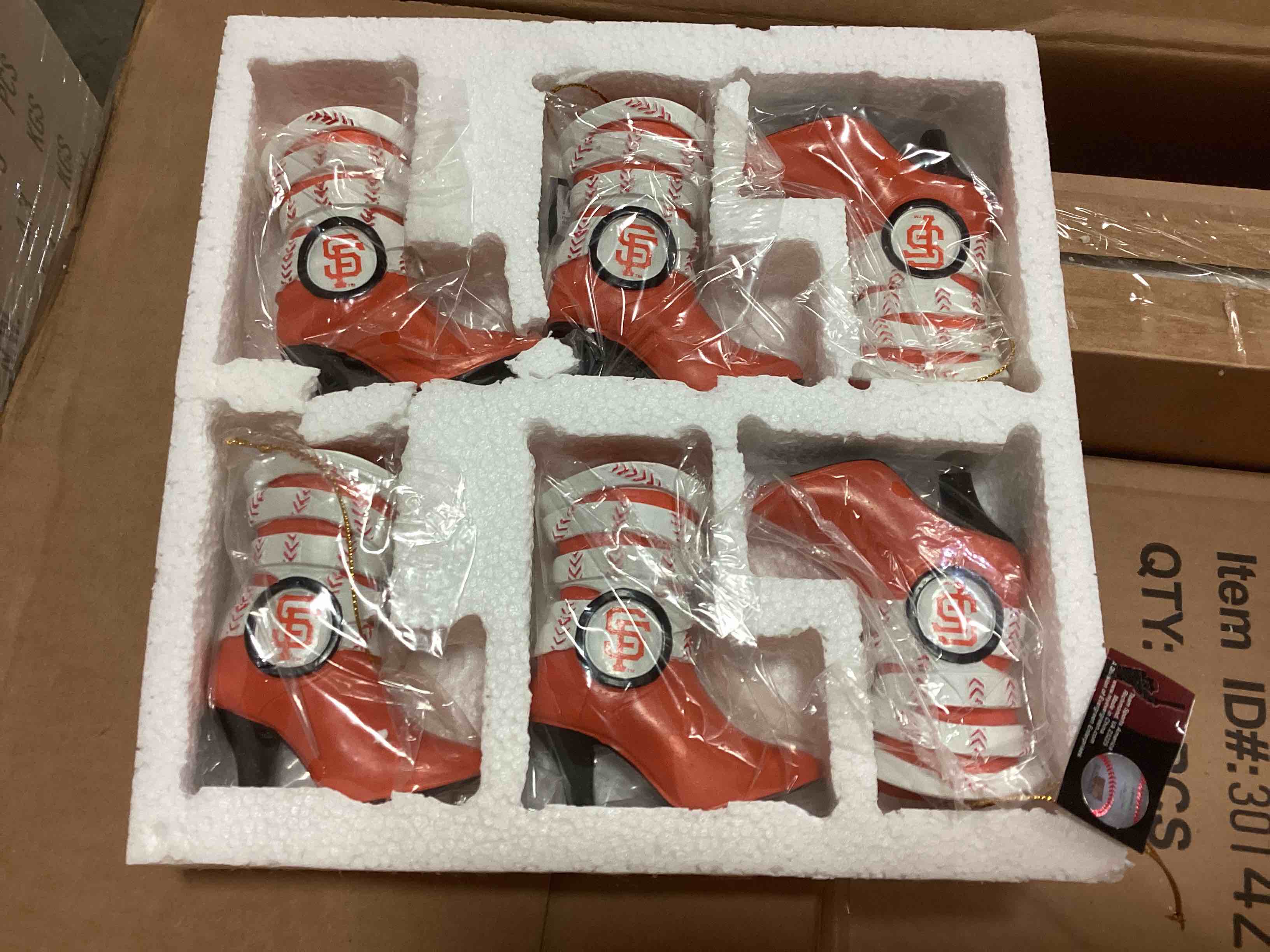 San Francisco Giants Boot Polystone Ornament