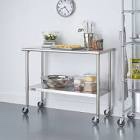 Trinity stainless steel prep table 