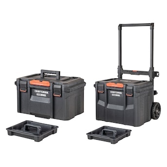 CRAFTSMANÂ TRADESTACK System 22.5-in.Drawer Tool Box, Black, Structural Foam, Lockable (CMST21445)