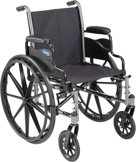 Invacare Tracer SX5 Wheelchair for Adults | Everyday Folding | 22 Inch Seat | Desk Arms