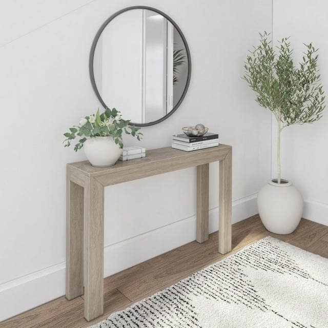 Plank+Beam 66" Classic Console Table, Entryway Table for Entryway, Wooden Foyer Tables, Narrow Console Table