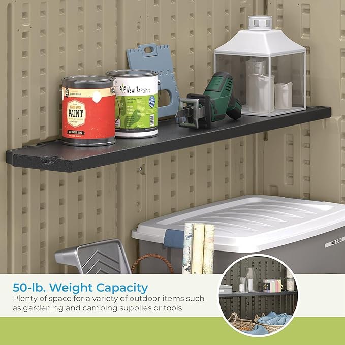SNCBMSASHELFH1 Large Horizontal Shed Shelf Accessory