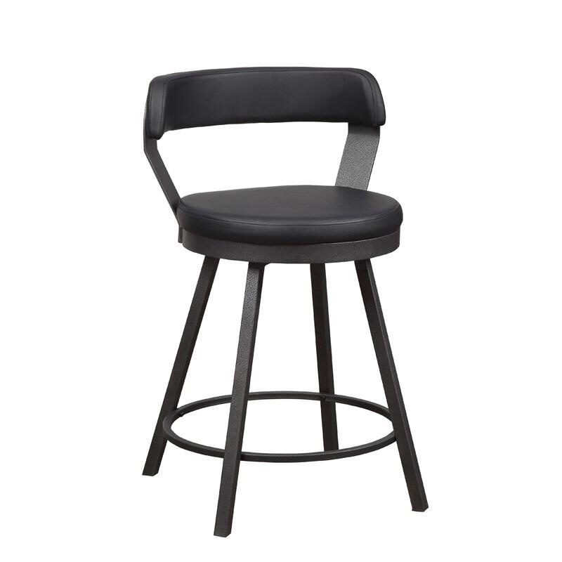 Appert Counter Height Dining Chair- set of 2  (5566-24BK)