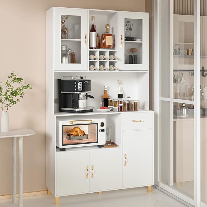 PAKASEPT Kitchen Pantry Storage Cabinet TTB1022-B ( INCOMPLETE / BOX B ONLY )