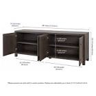 TV Console Alder Brown Finish, TV1930