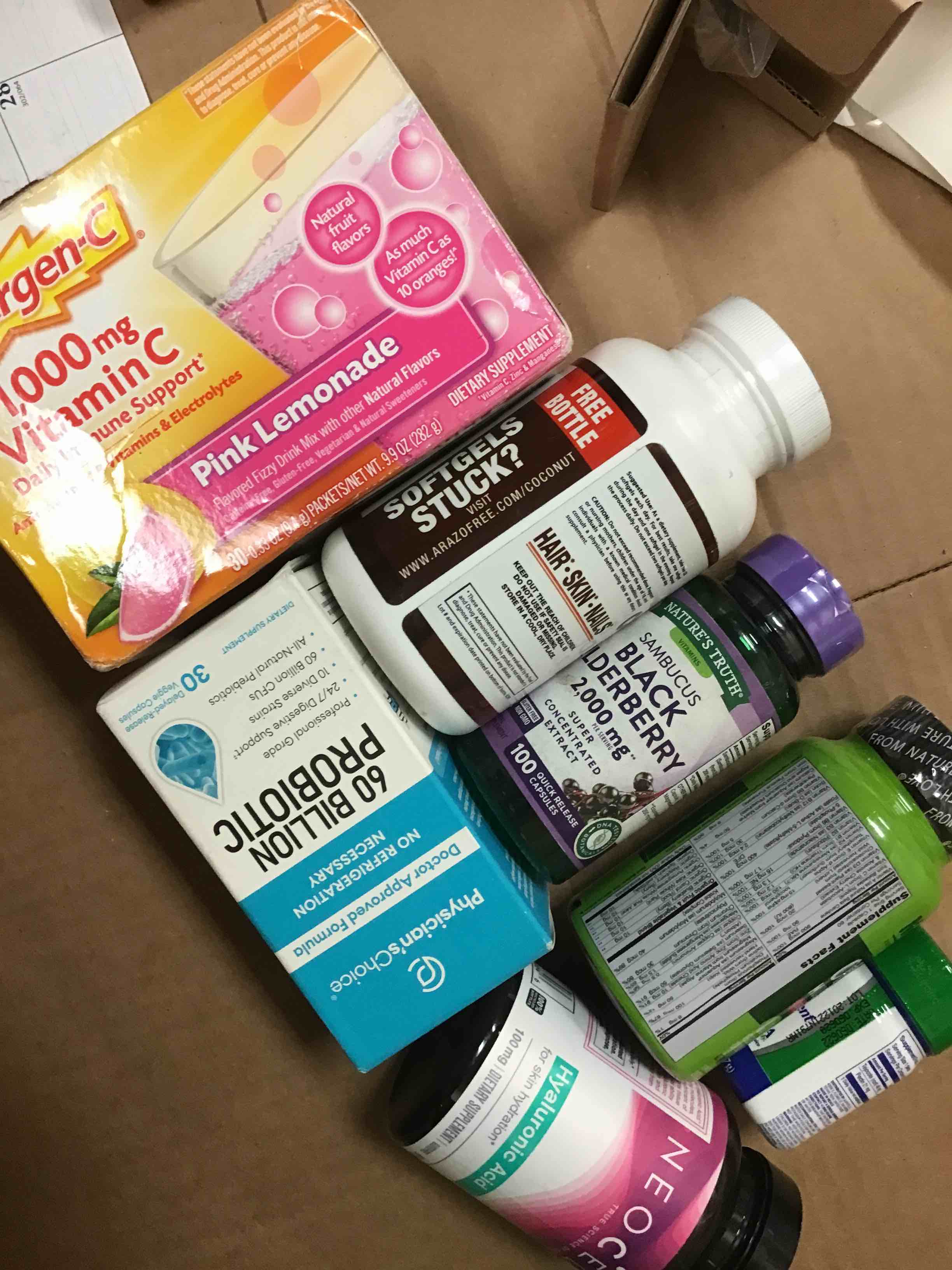 assorted vitamin cand athers 