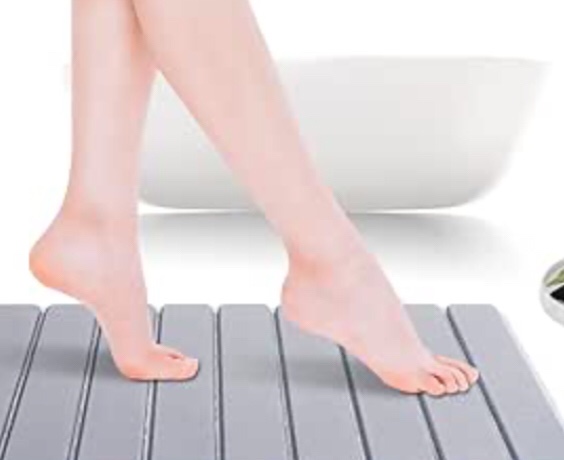Stone Bath Mat - Grey