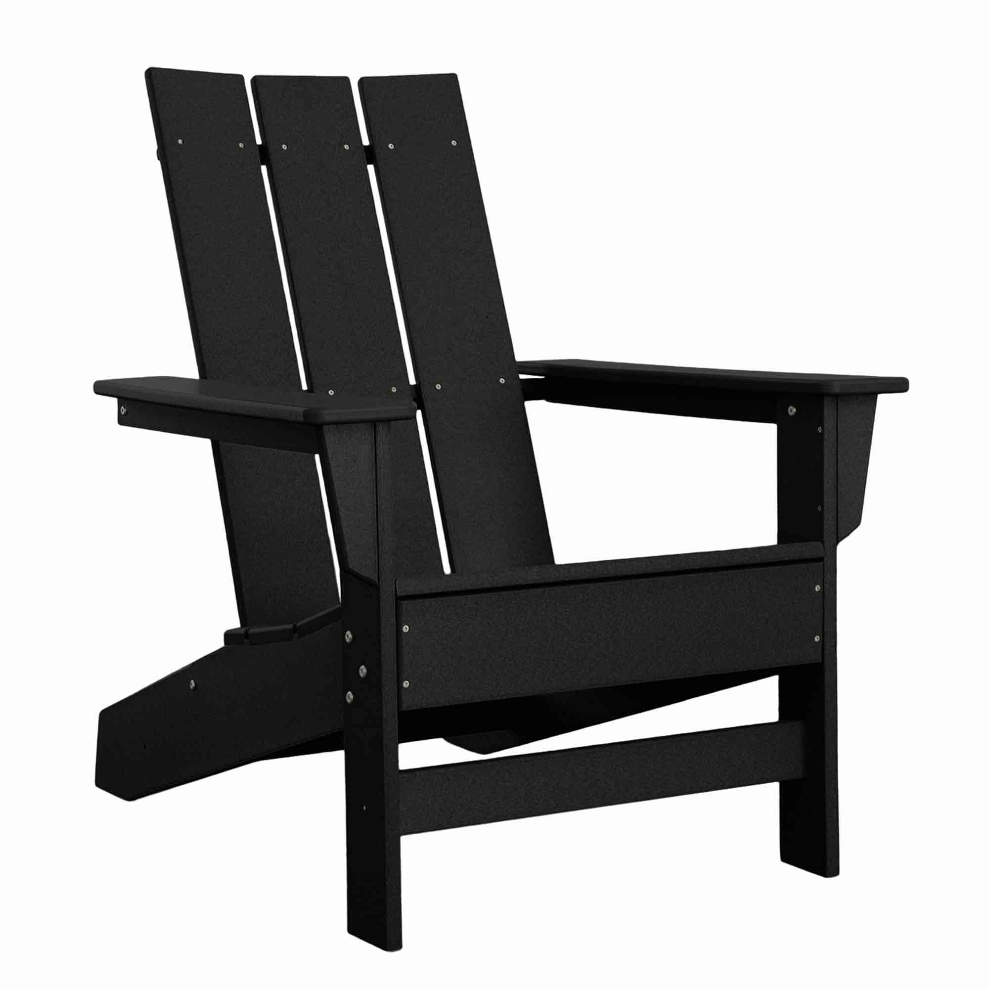 DUROGREEN Aria Adirondack Black Chair
